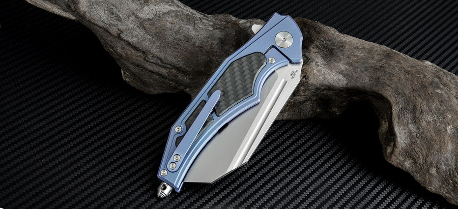 Artisan Cutlery Apache Nomad 1813G handle detail