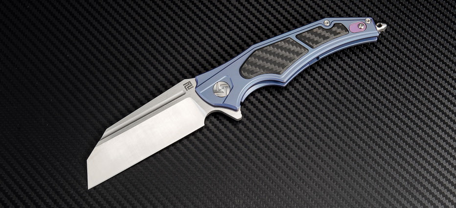 Artisan Cutlery Apache Nomad 1813G folding knife with titanium handle