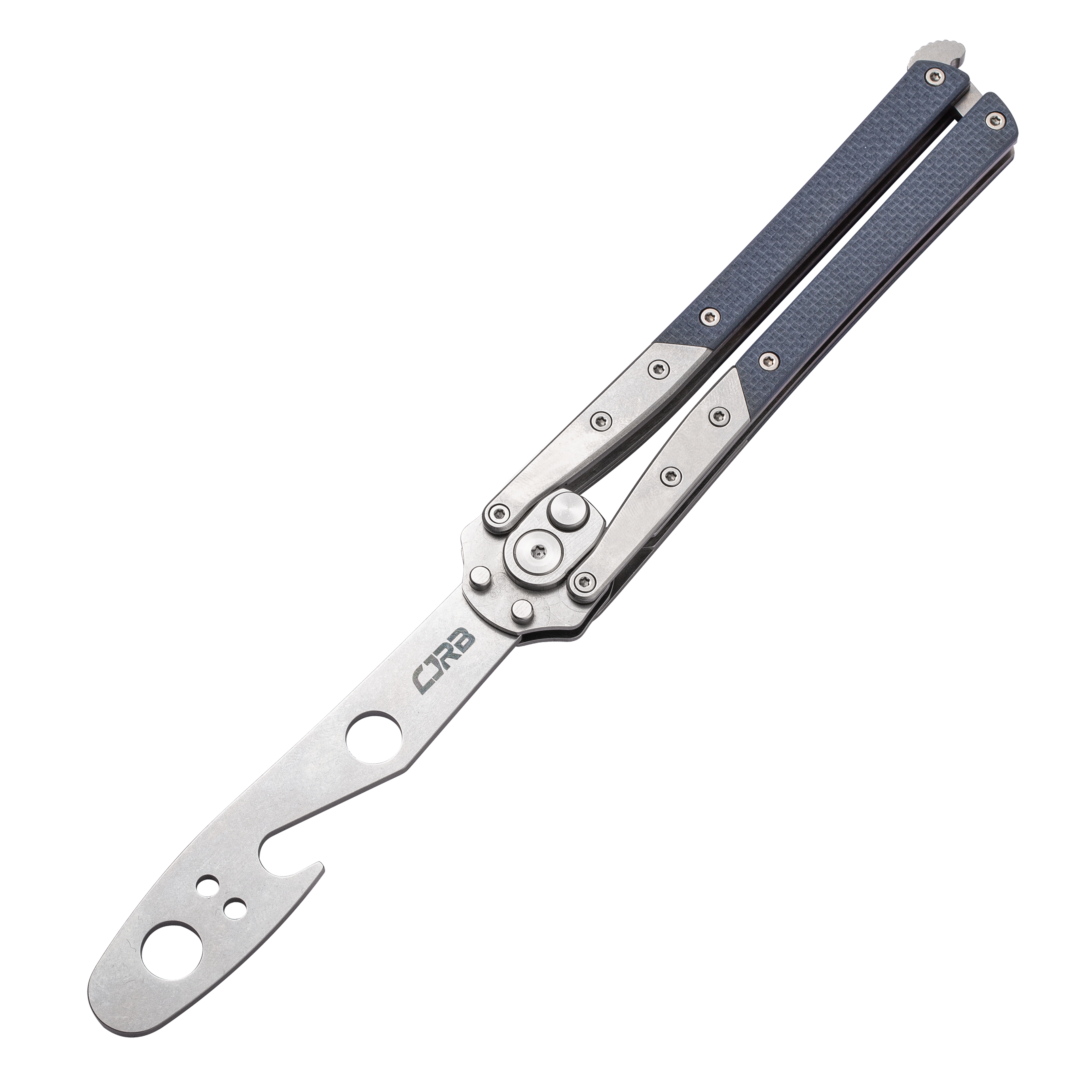 CJRB Kinetic Flip J1908-BU folding knife with steel blade