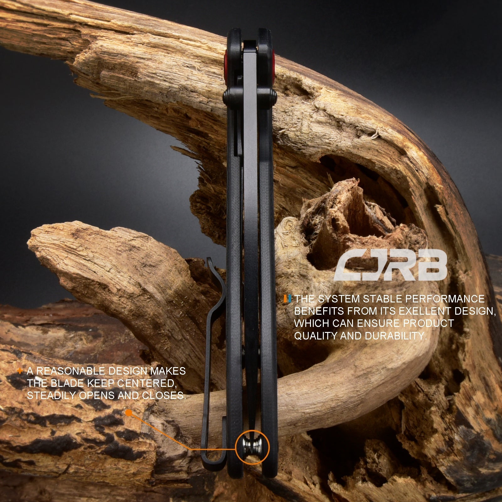 CJRB Feldspar J1912-BBKF handle close-up