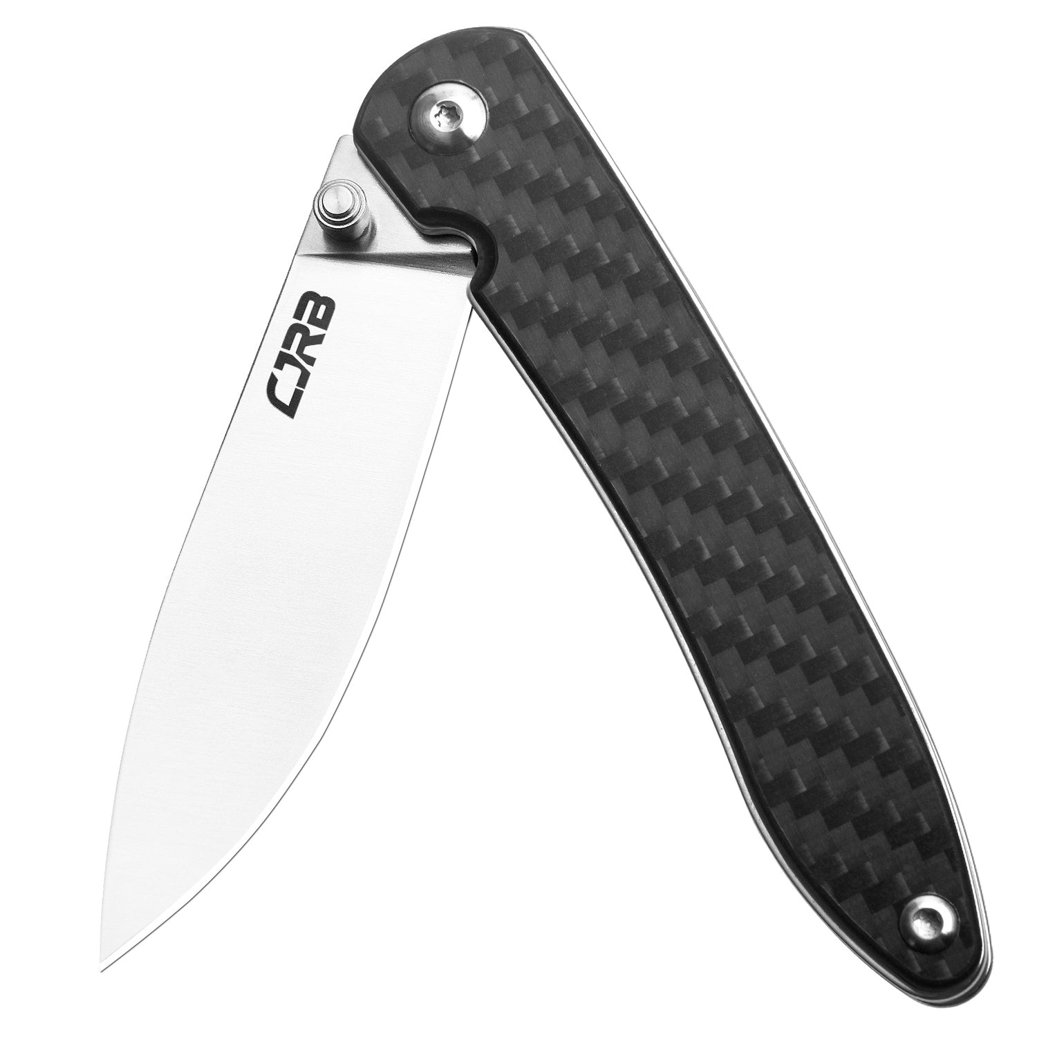 CJRB Ria J1917 folding knife with carbon fiber handle