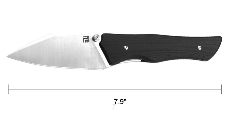 Artisan Cutlery Ahab 1851P folding knife side view
