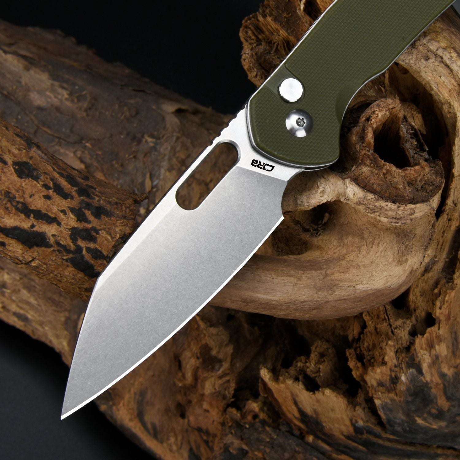 CJRB Pyrite Alt Wharncliffe J1925A-GN handle detail