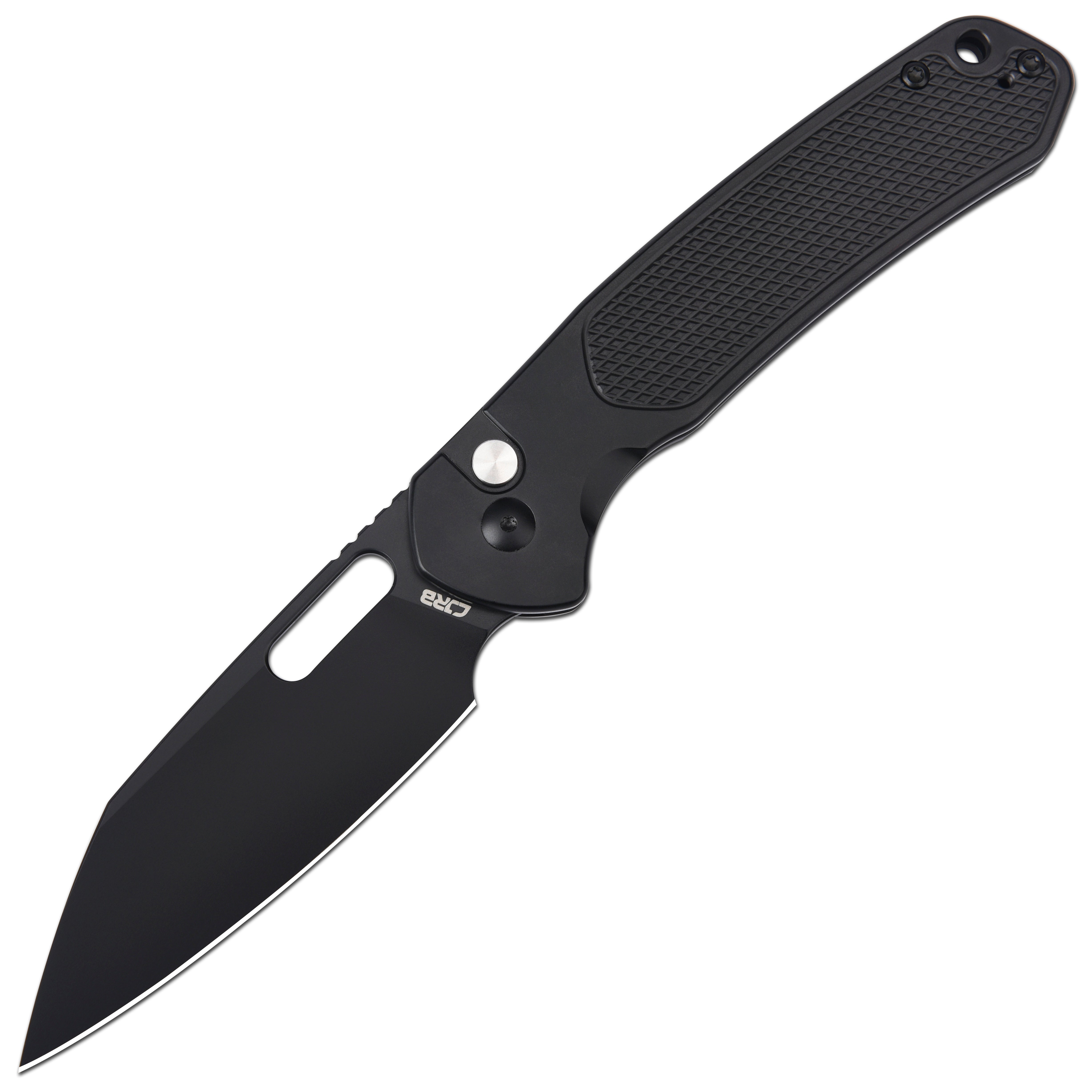 CJRB Large Pyrite Alt folding knife with AR-SFII black PVD blade