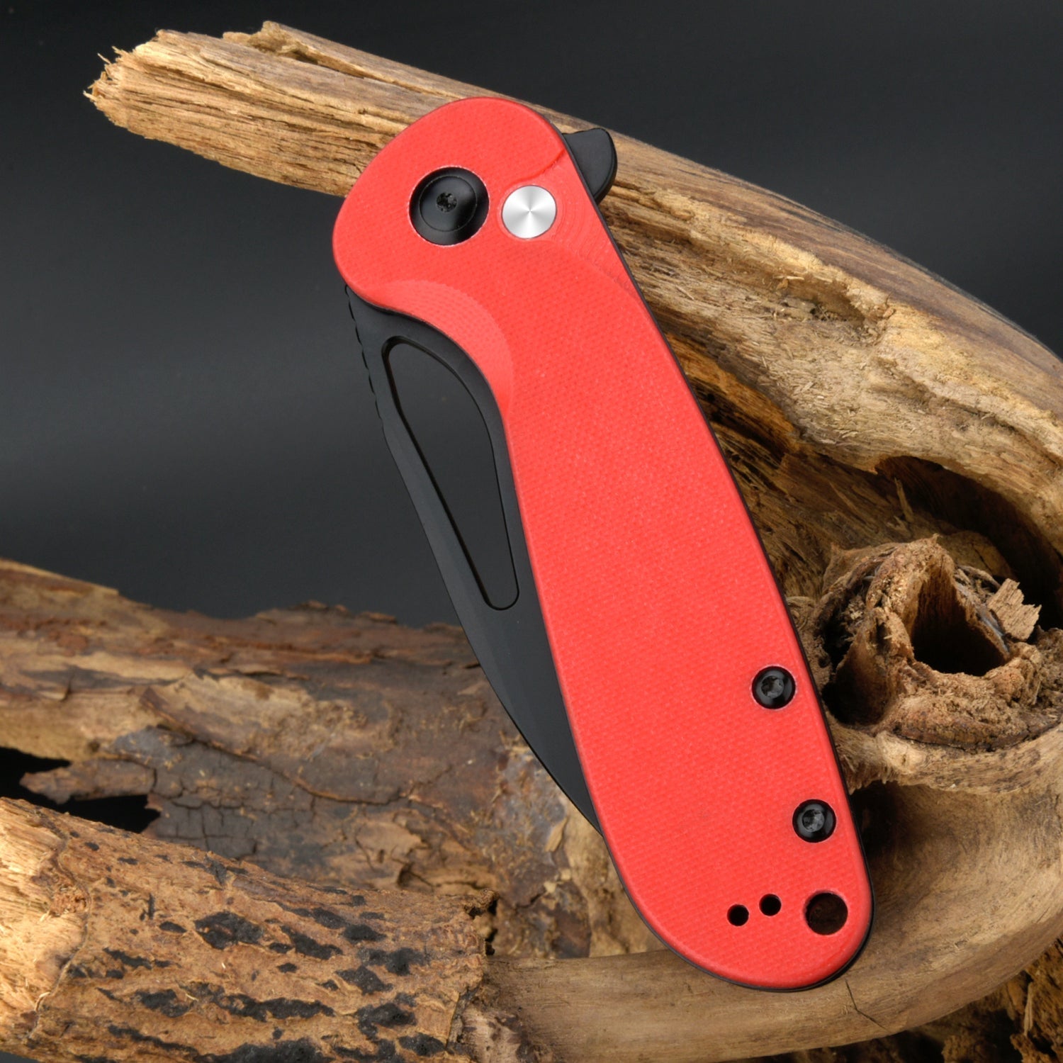 CJRB Lago J1926-BRE folding knife with black G10 handle