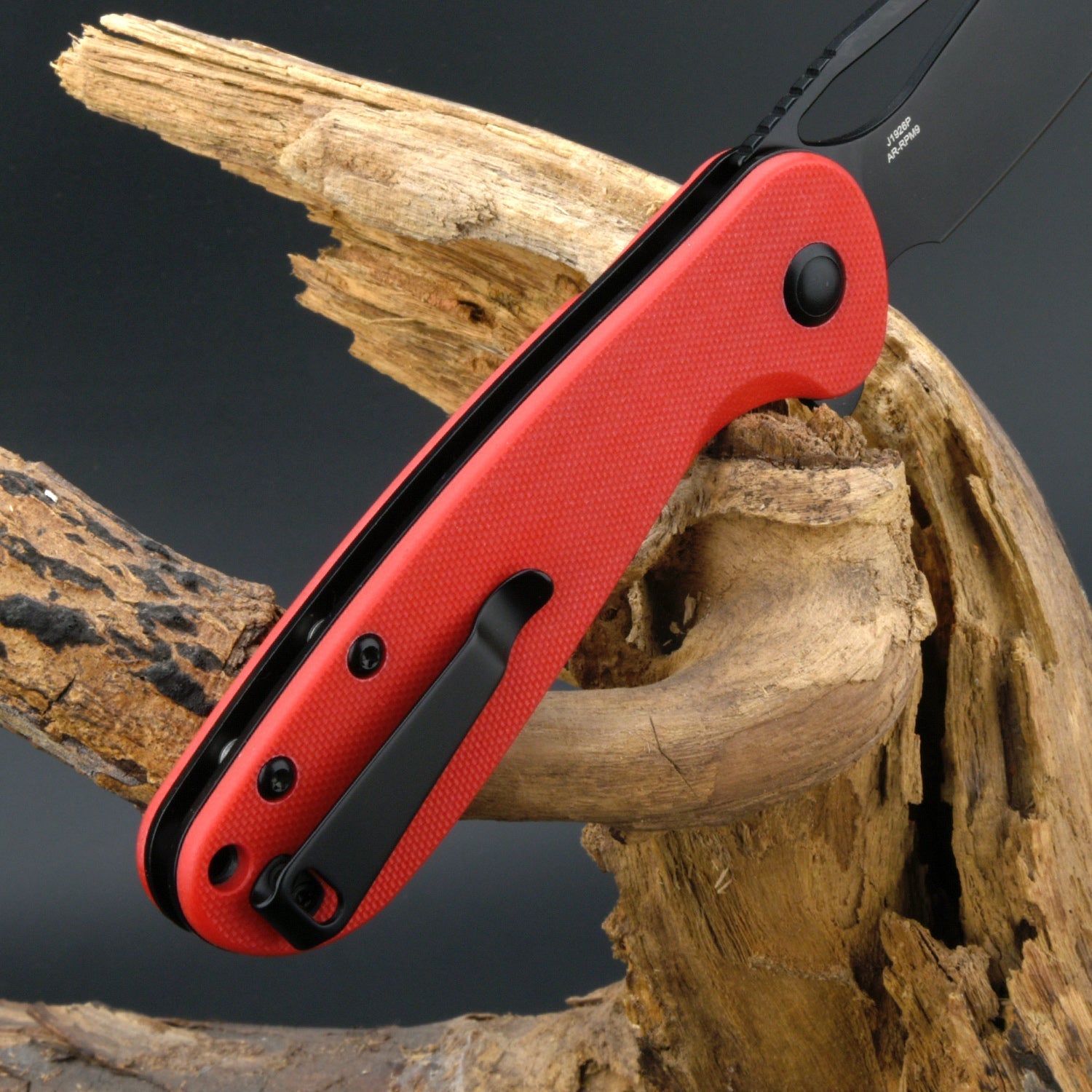 CJRB Lago J1926-BRE folding knife side view