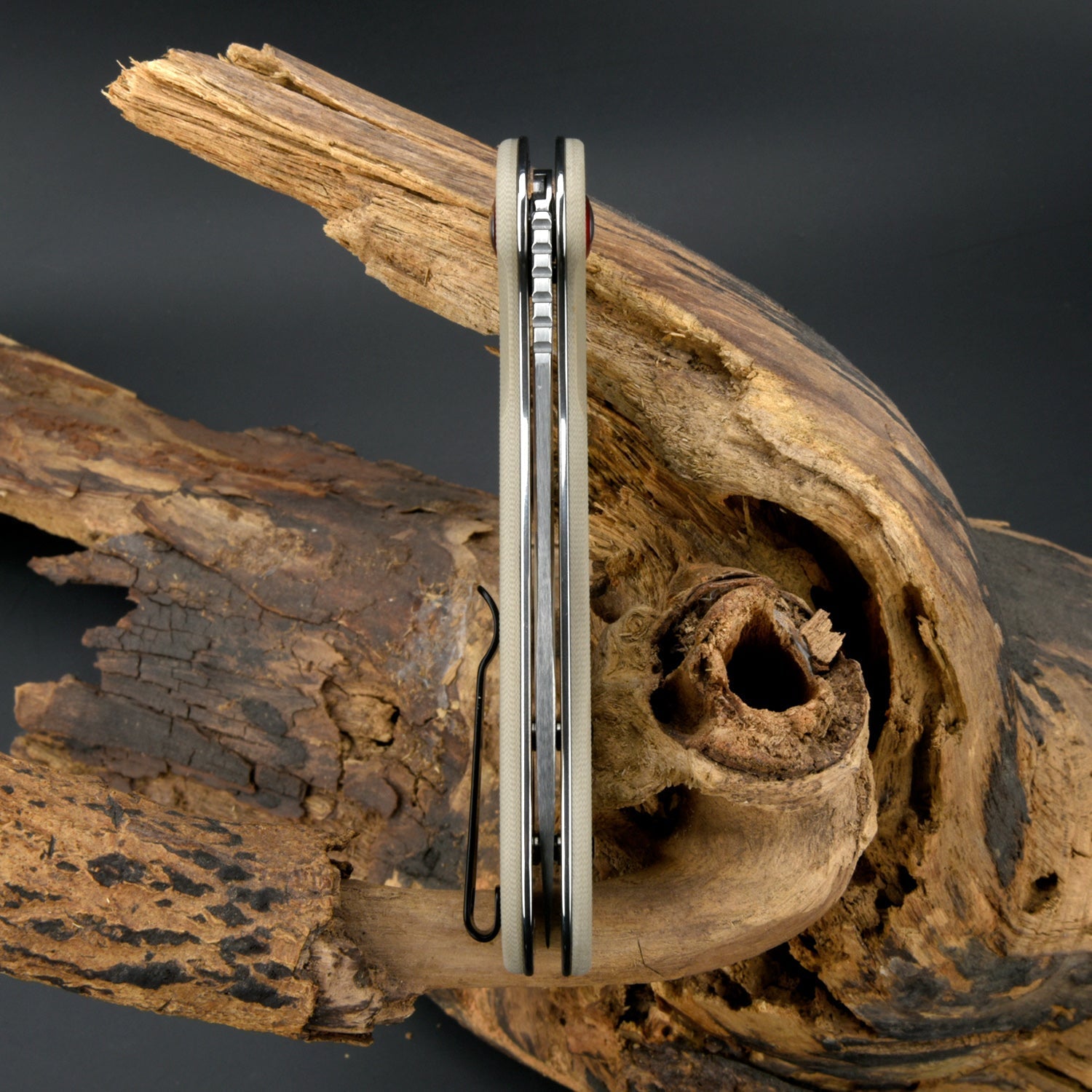 CJRB Lago J1926-DE folding knife side view