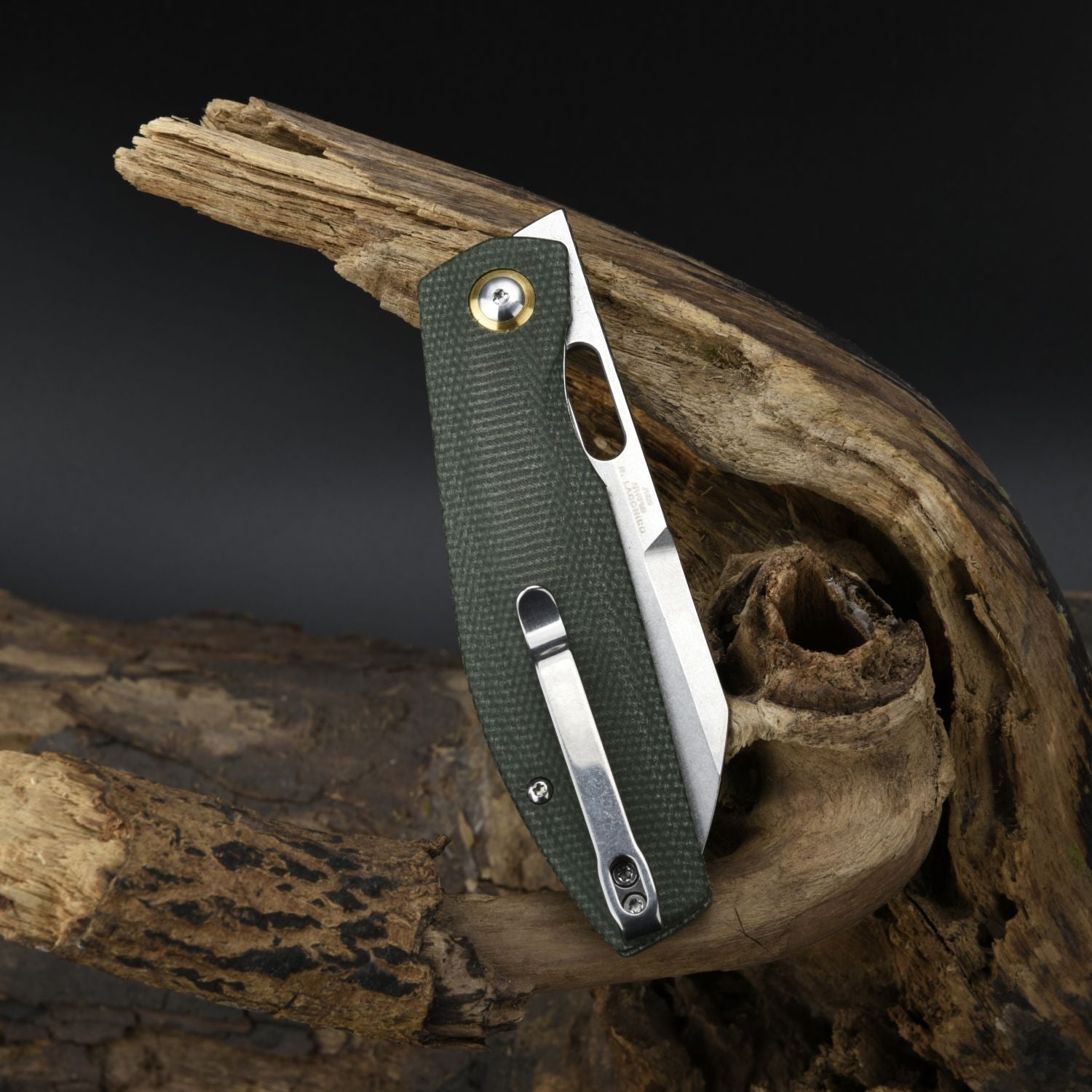 CJRB Ekko J1929-MGN folding knife side view