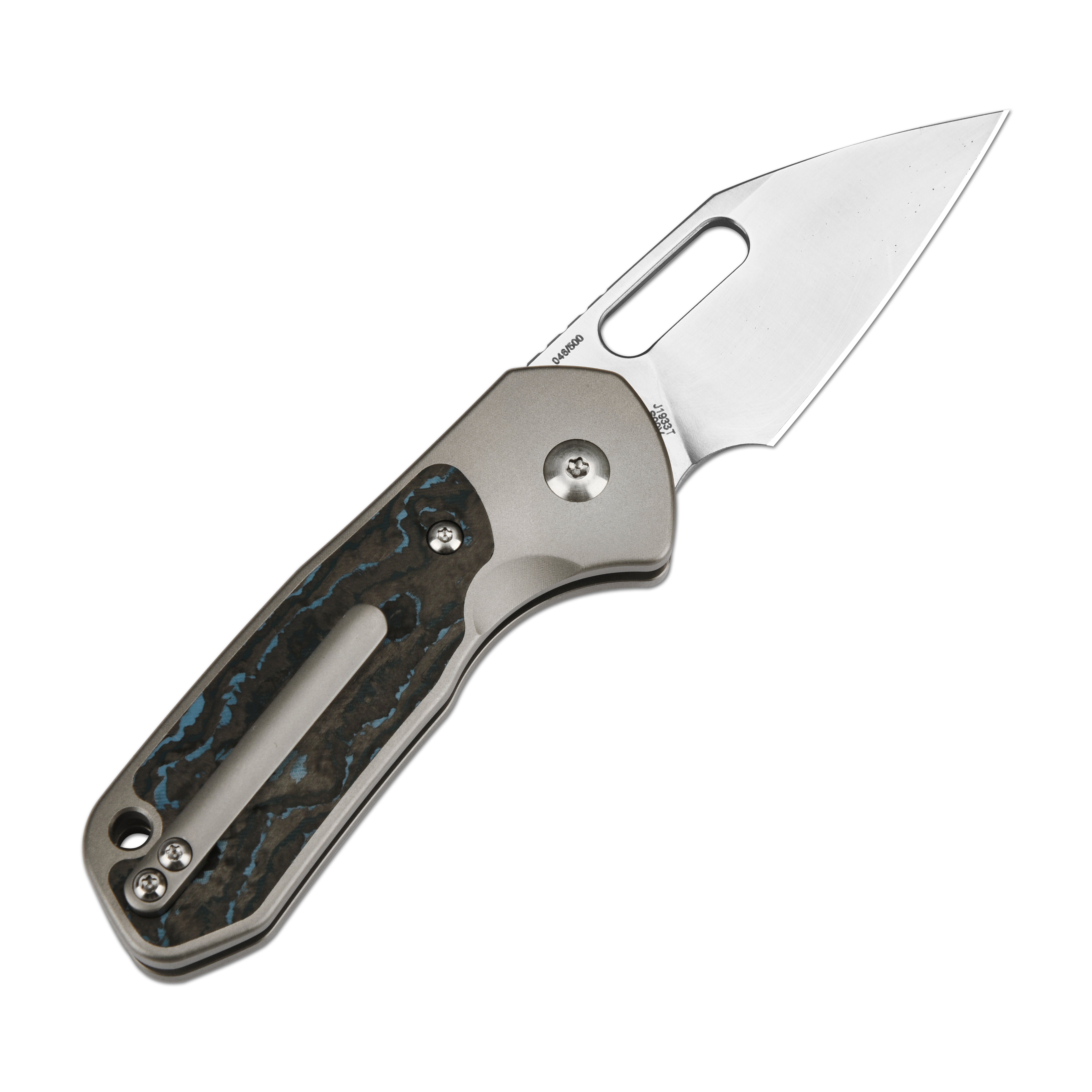 CJRB Mini Pyrite J1933 blade detail