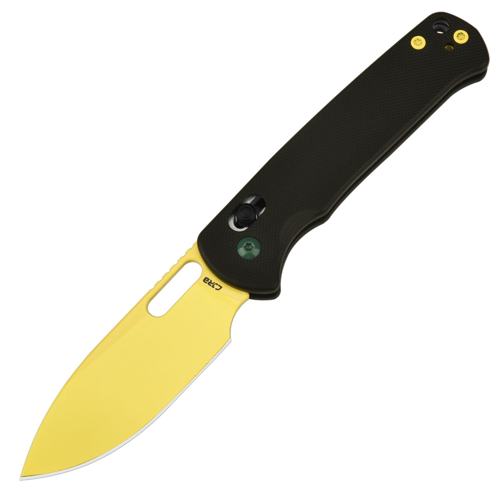 CJRB Hectare J1935 folding knife with paint-sprayed AR-RPM9 powder steel blade