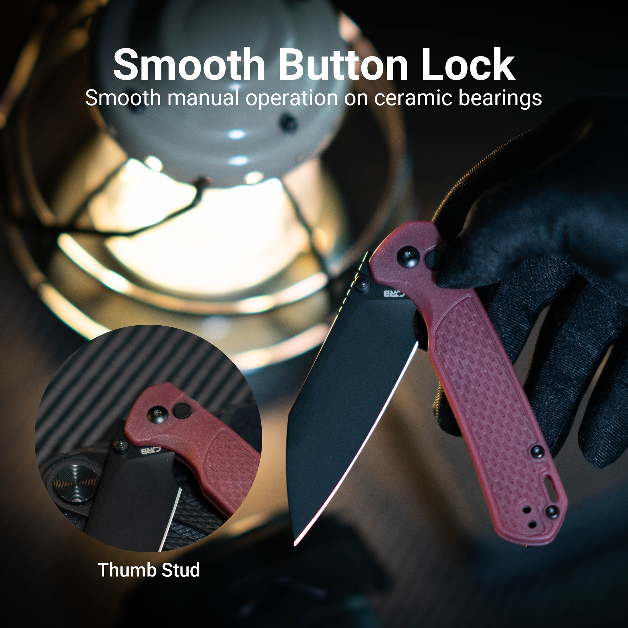 CJRB Pyrite Light J1945-BRD handle detail