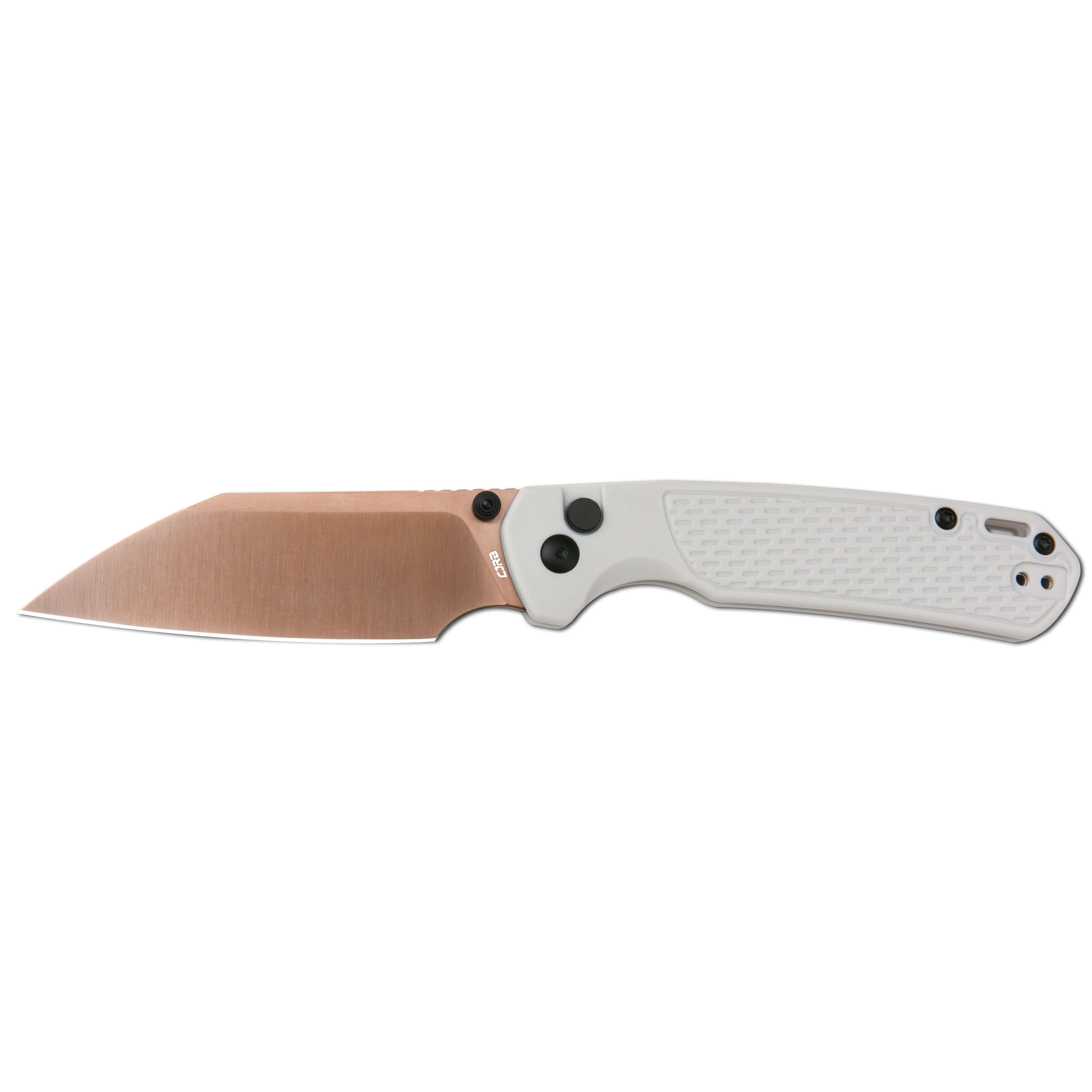 CJRB Pyrite Light J1945 folding knife side view