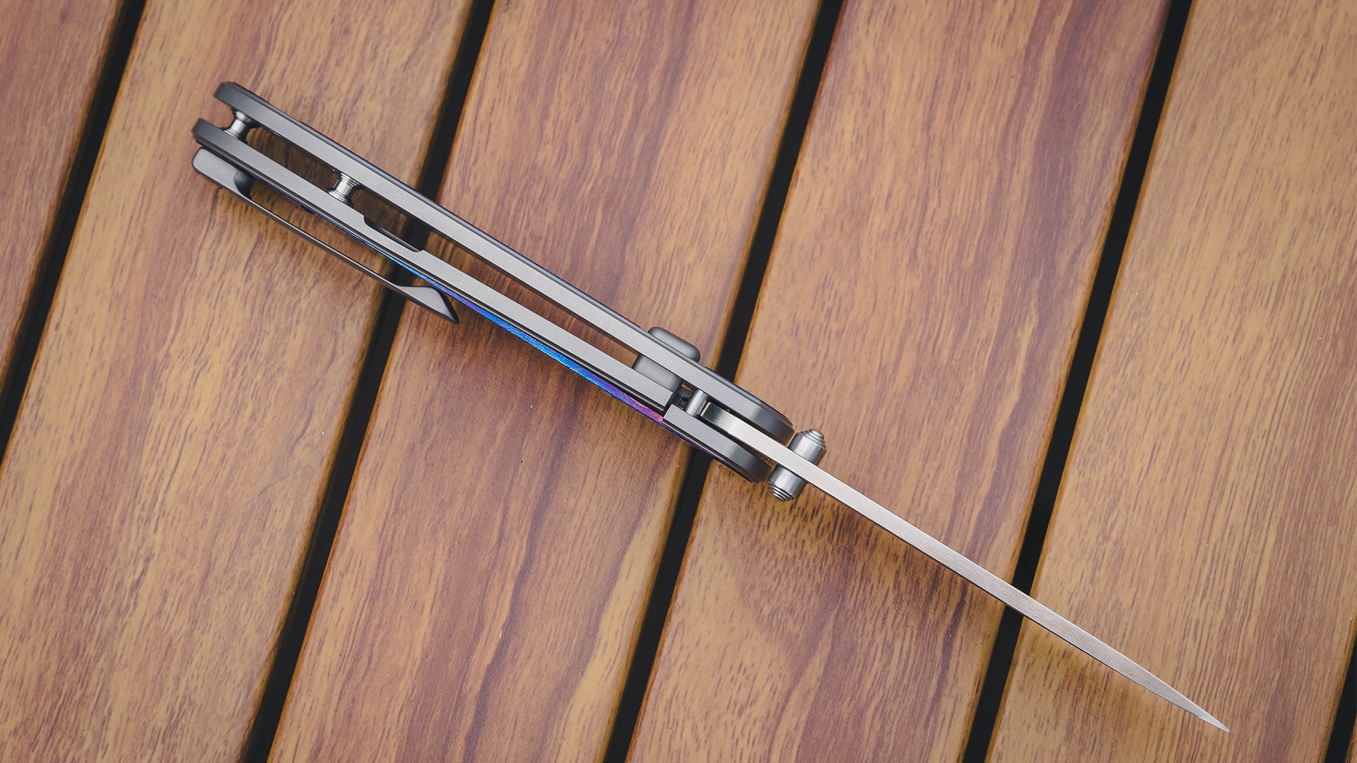 Building the Feldspar: Titanium blade profile