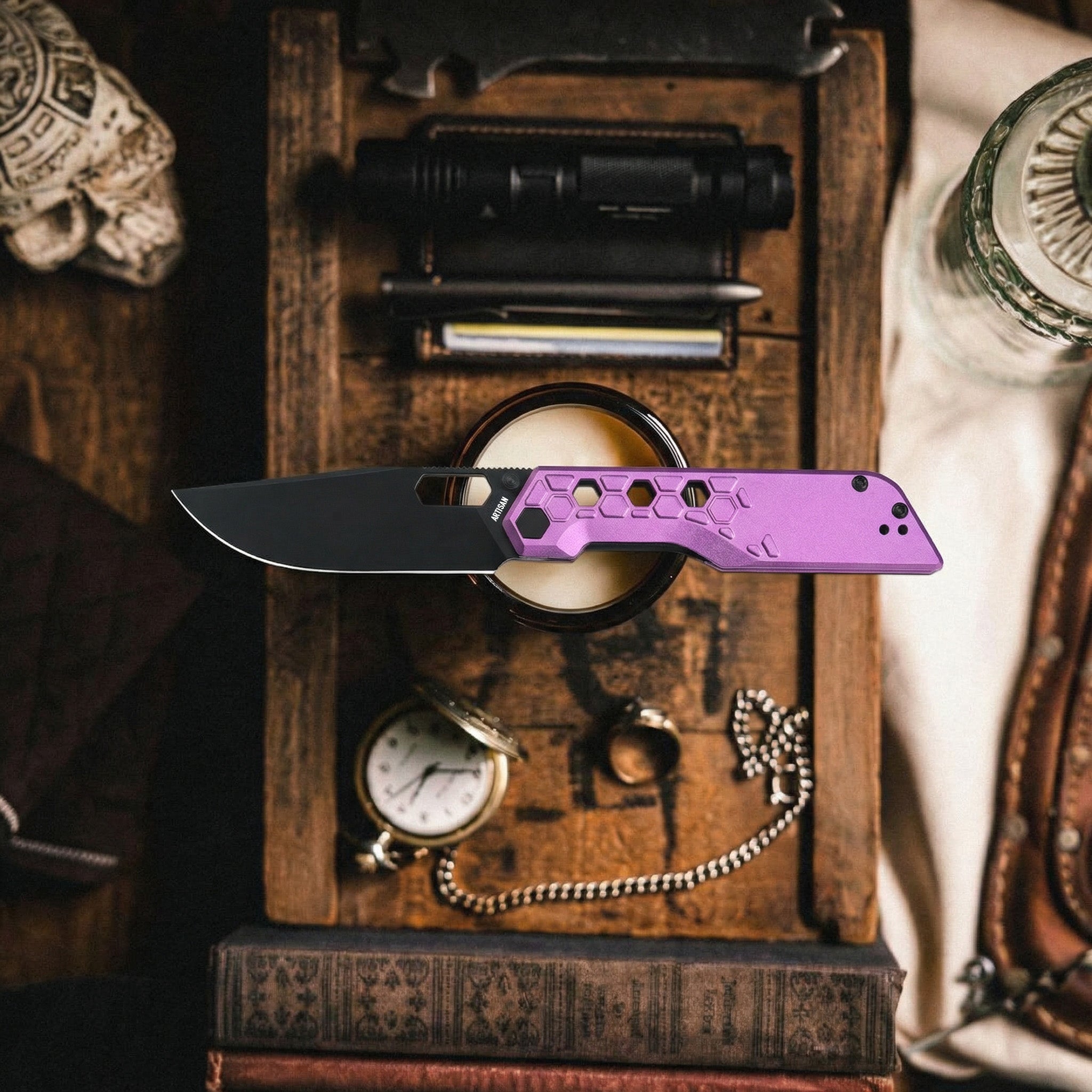 Artisan Cutlery Beest 1878P blade detail