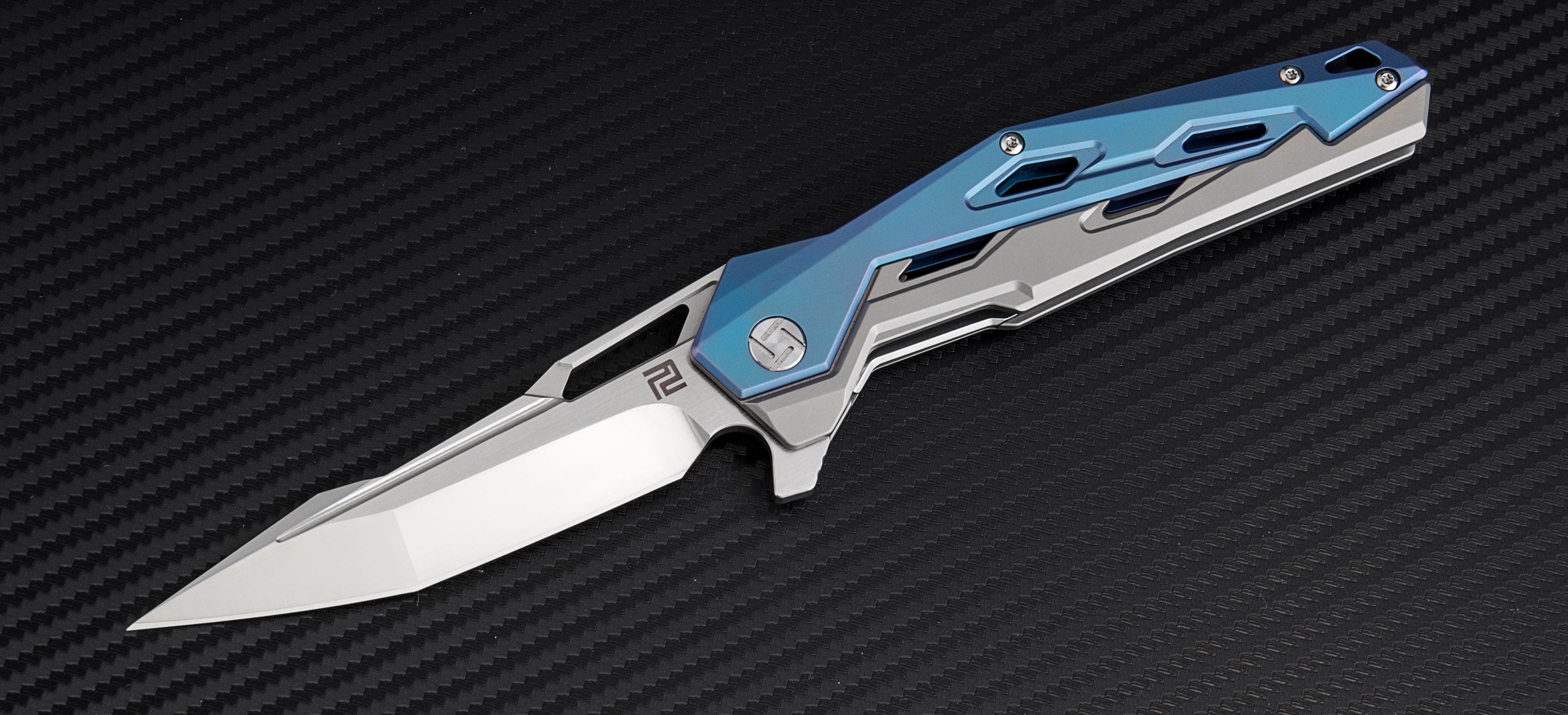Artisan Cutlery Bombardier 1812G folding knife side view