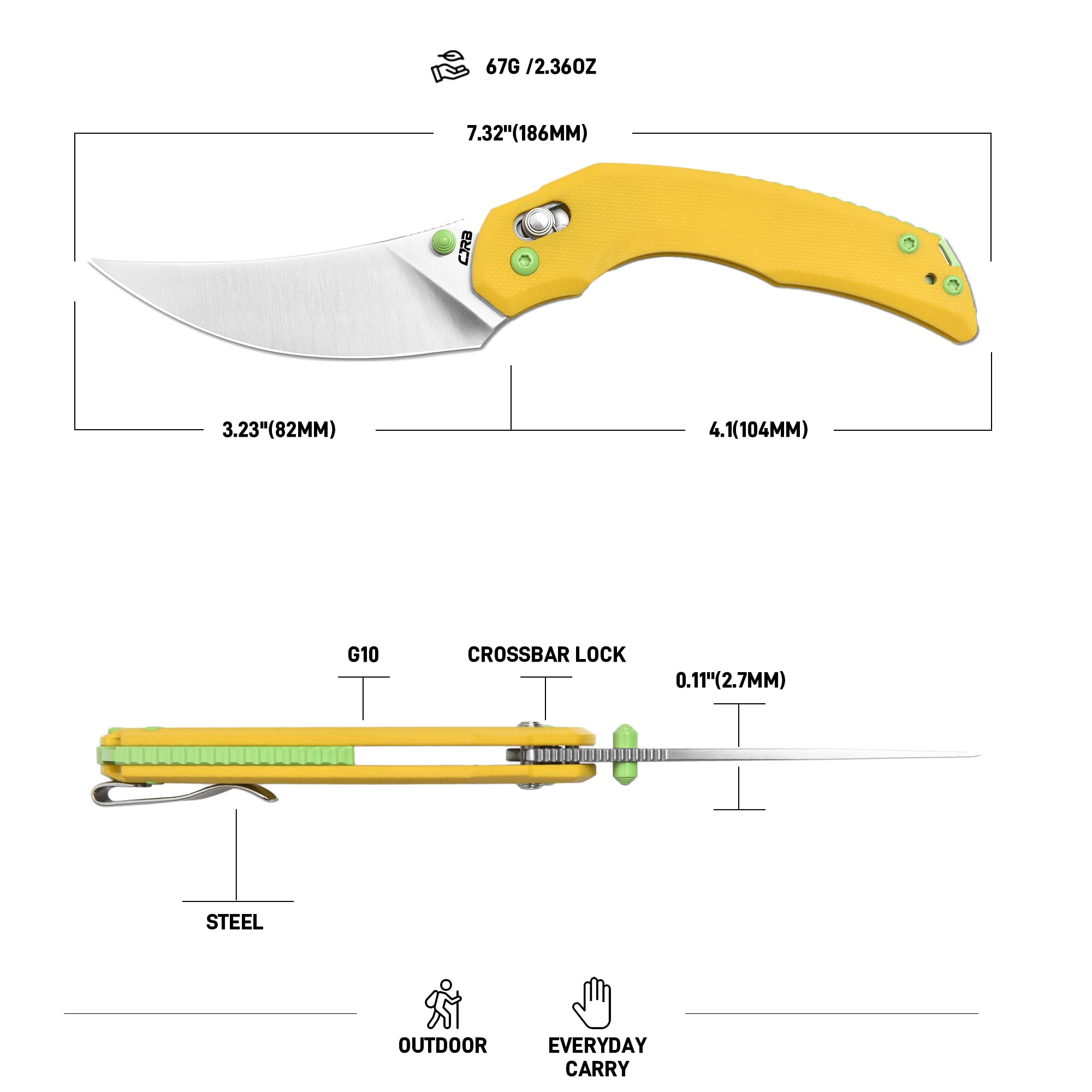 CJRB Nanner J1955 blade profile