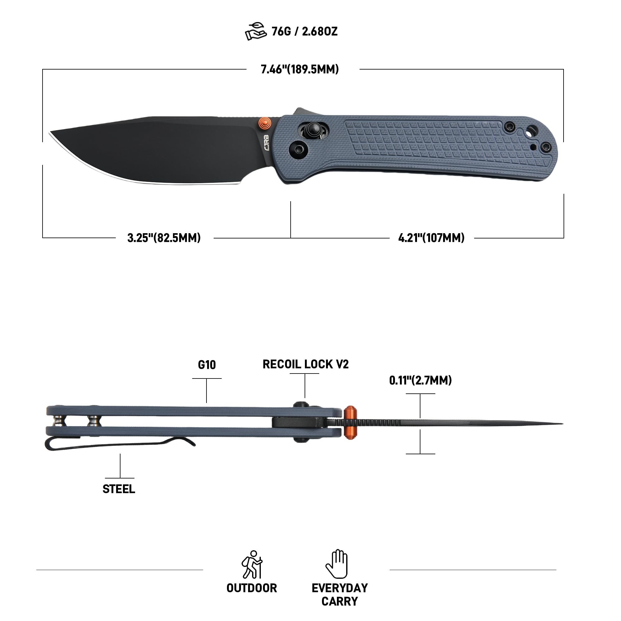 CJRB Bolt J1960 blade profile