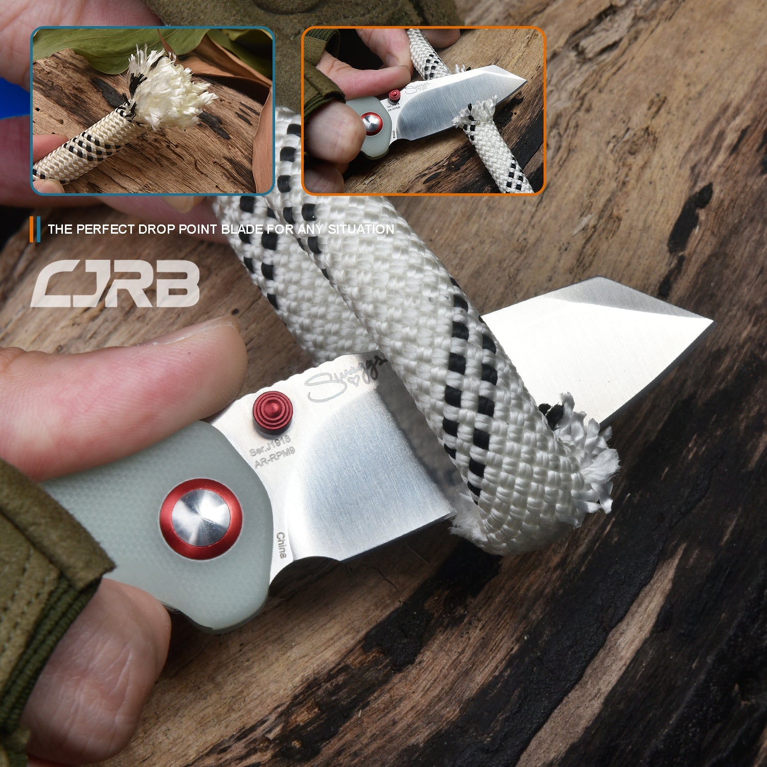 CJRB Maileah J1918-NTG handle detail