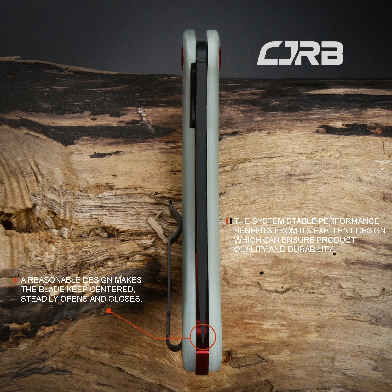 CJRB Gobi J1906 G10 handle detail