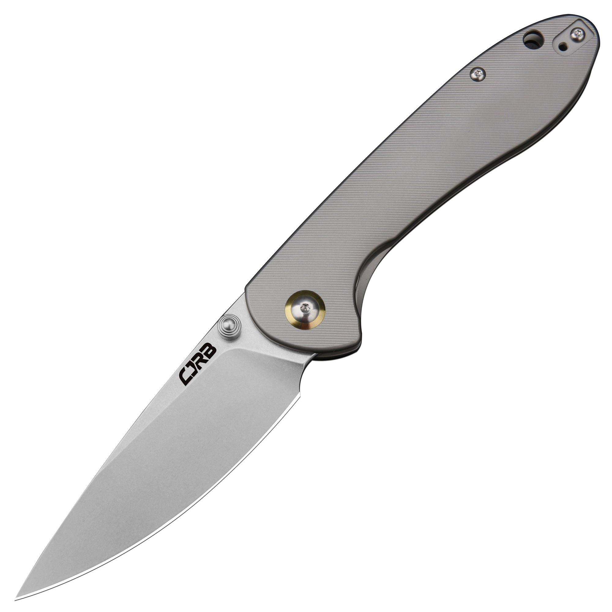 CJRB Feldspar J1912TI-GY folding knife with S35VN steel blade