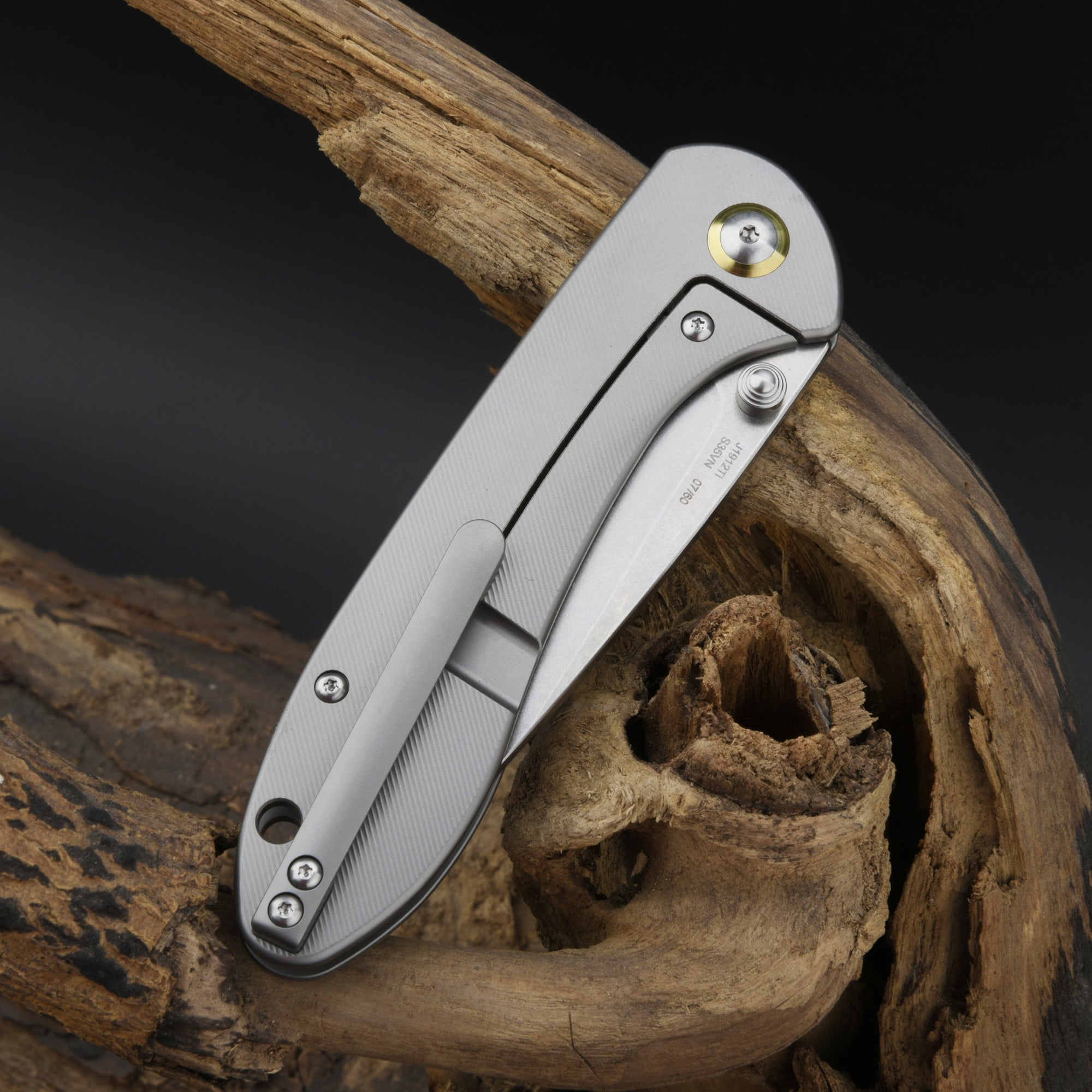 CJRB Feldspar J1912TI-GY blade detail
