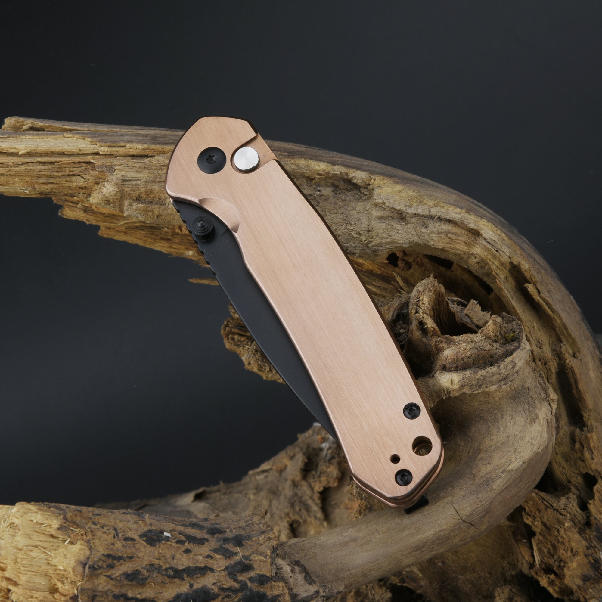 CJRB Pyrite J1925 Copper blade detail