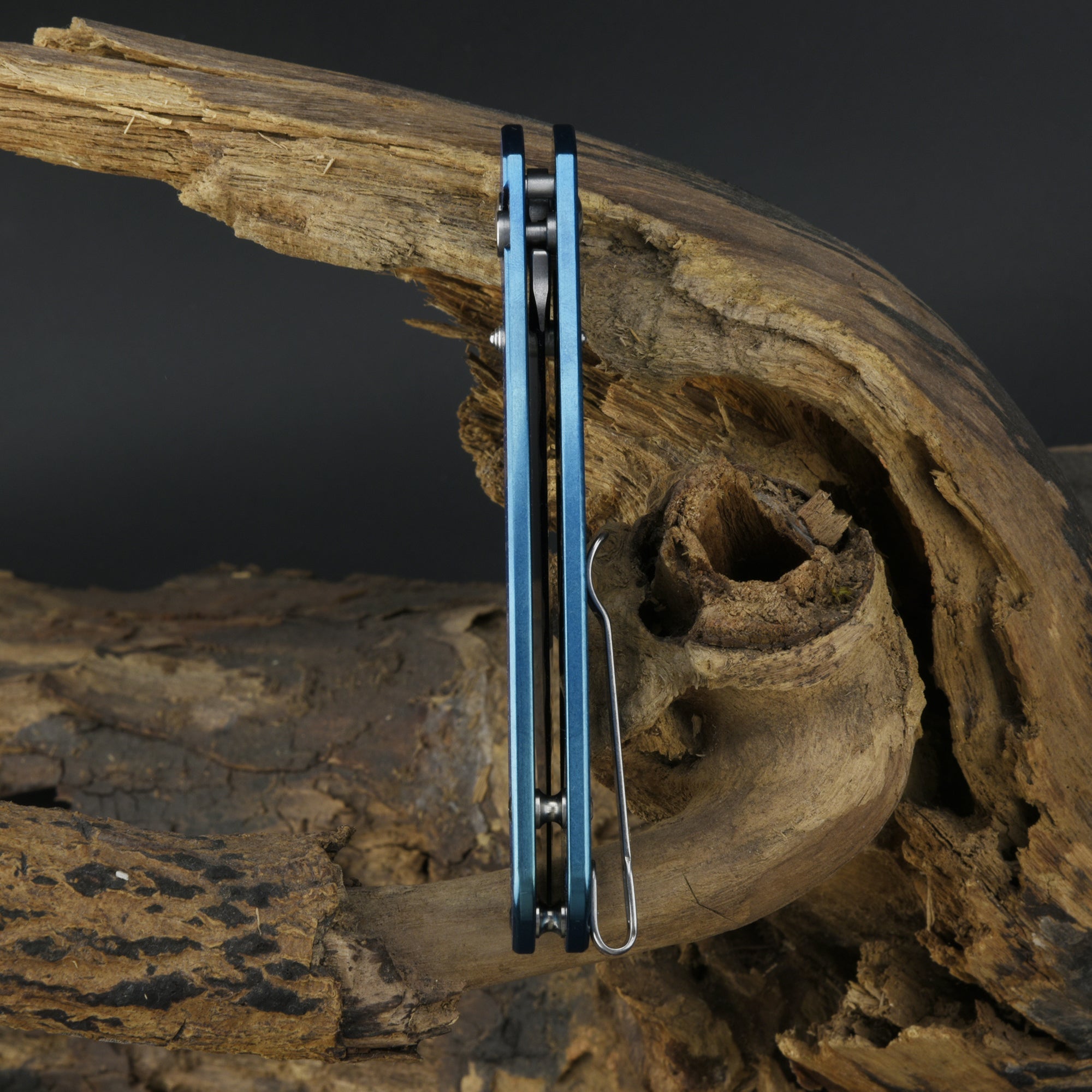 CJRB Pyrite J1925 Blue folding knife product image