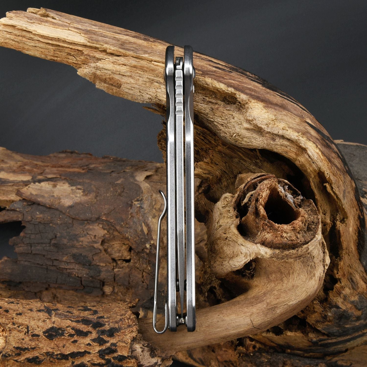 CJRB Pyrite-Alt J1925A folding knife side view