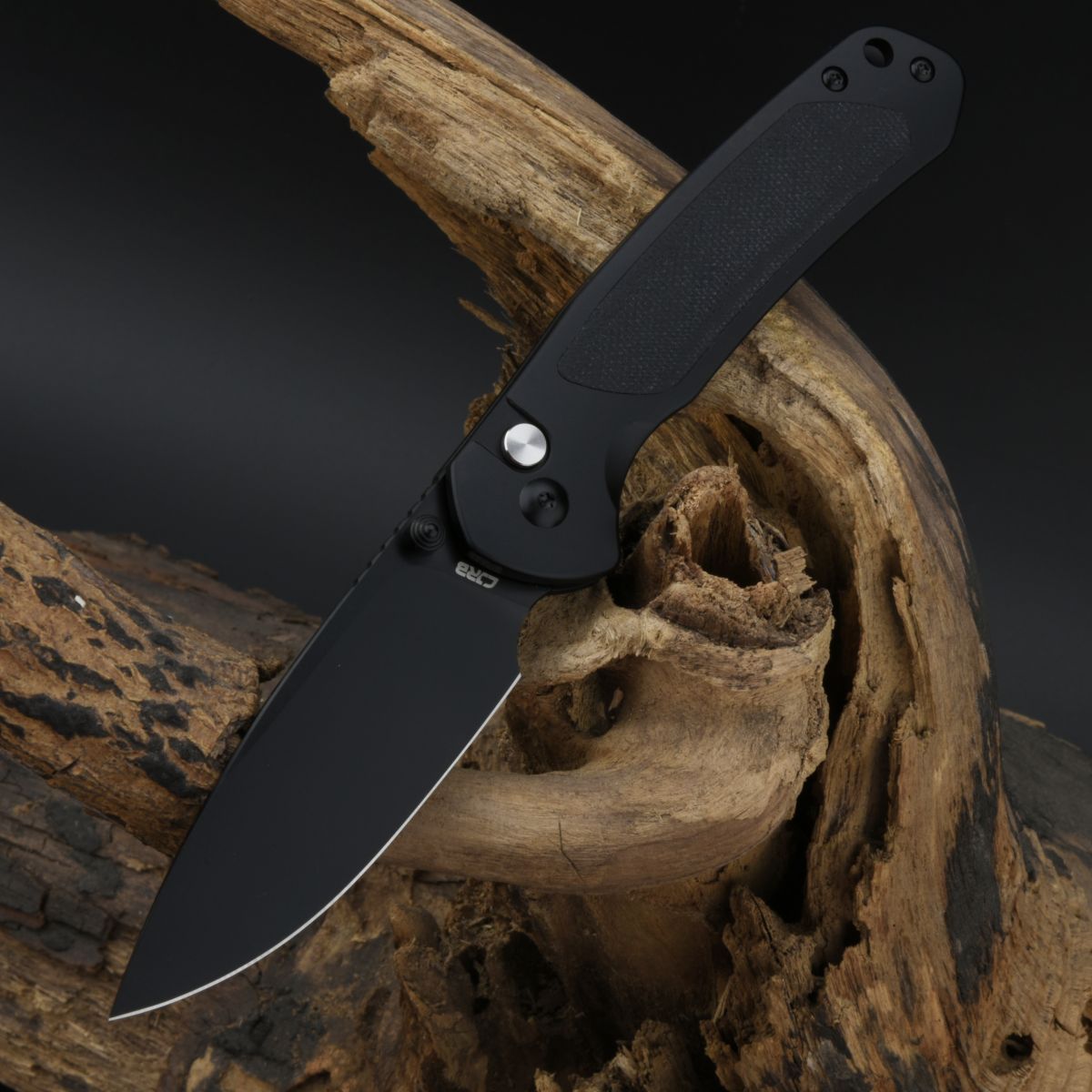 CJRB Feldspar J1912TI-BK blade detail