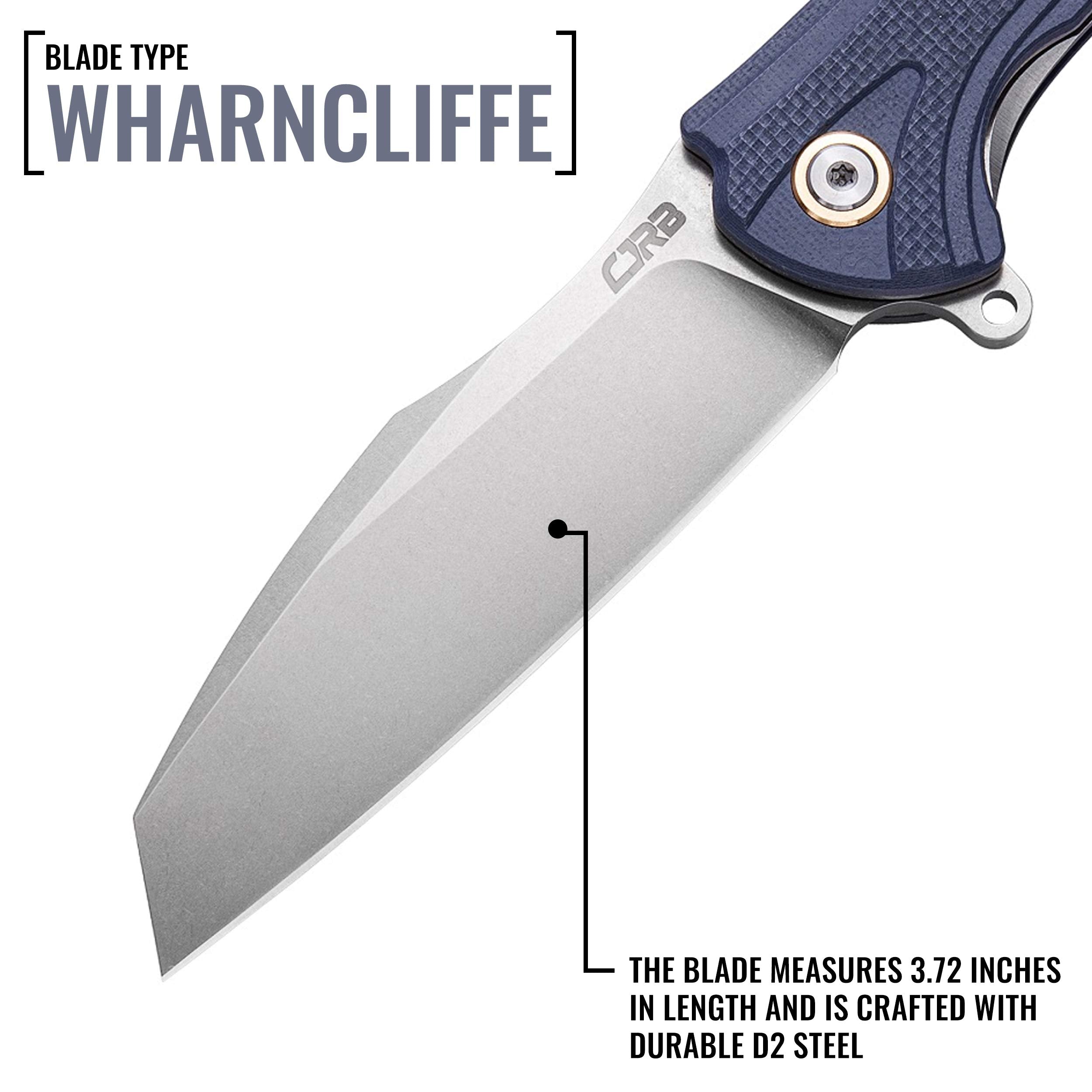 CJRB Barranca J1909 folding knife detail view