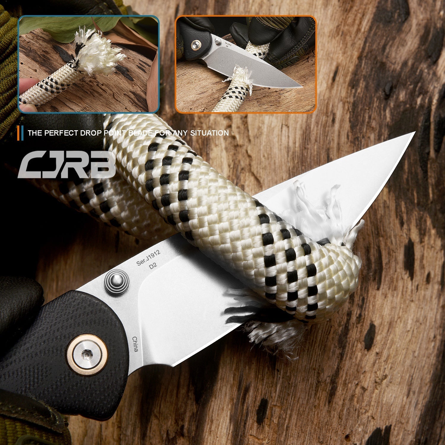 CJRB Feldspar J1912-BKC handle detail