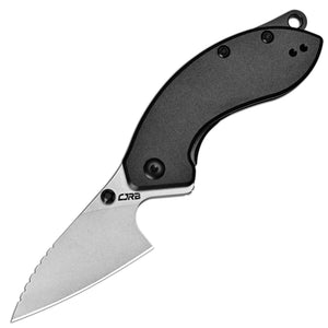 CJRB Spud J1971-BK folding knife with 2.34-inch AR-RPM9 stone wash blade