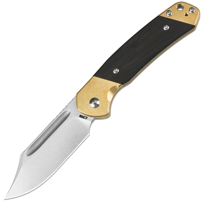 CJRB Bowie Pyrite J1942SJ folding knife with AR-RPM9 blade