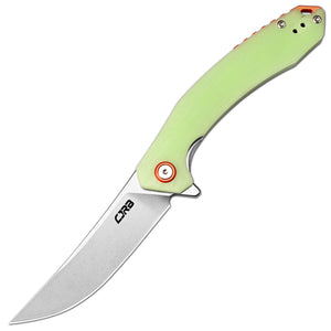 CJRB Gobi J1906-GD folding knife with 3.5-inch stone wash AR-RPM9 blade