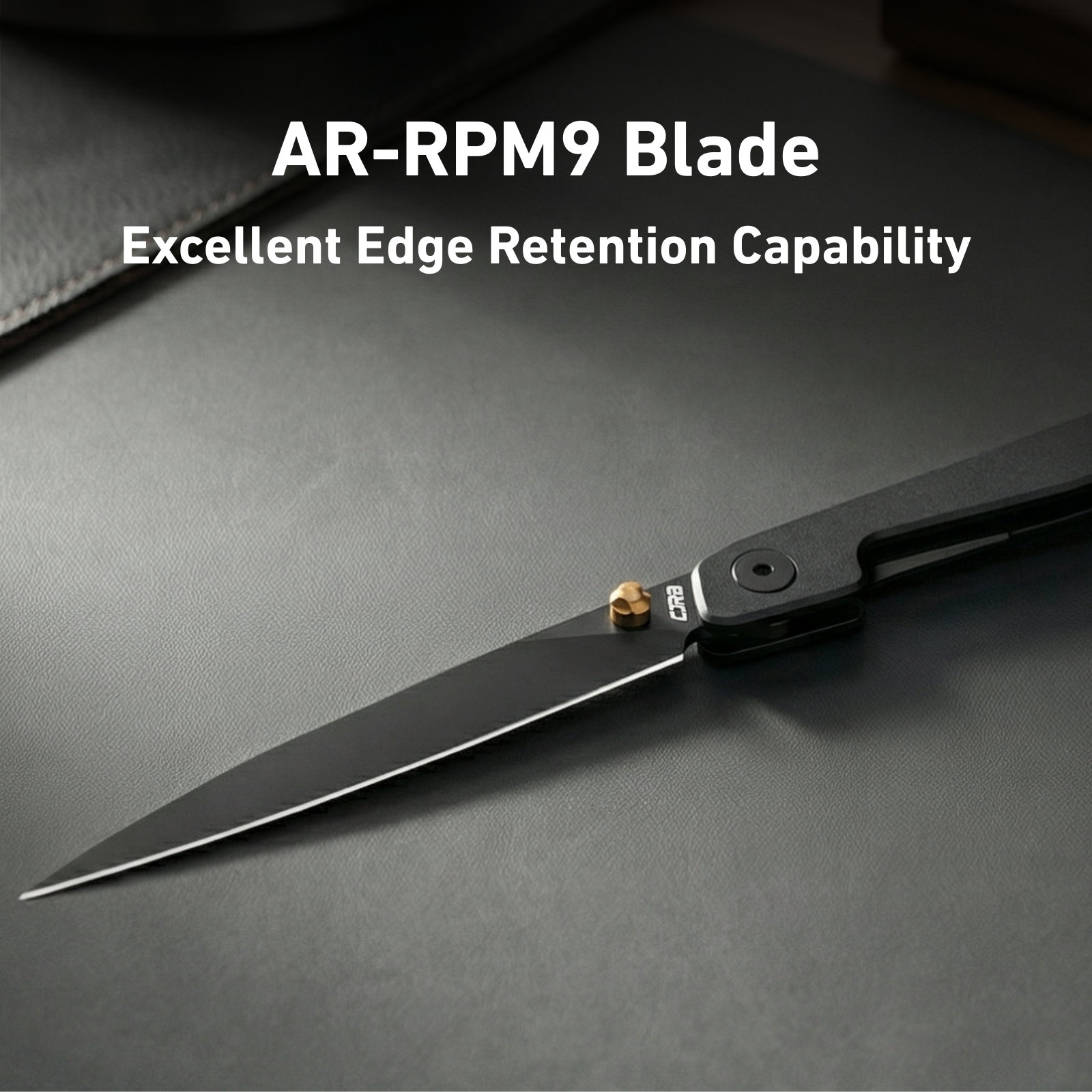 CJRB Lanky J1965-BBK folding knife side view