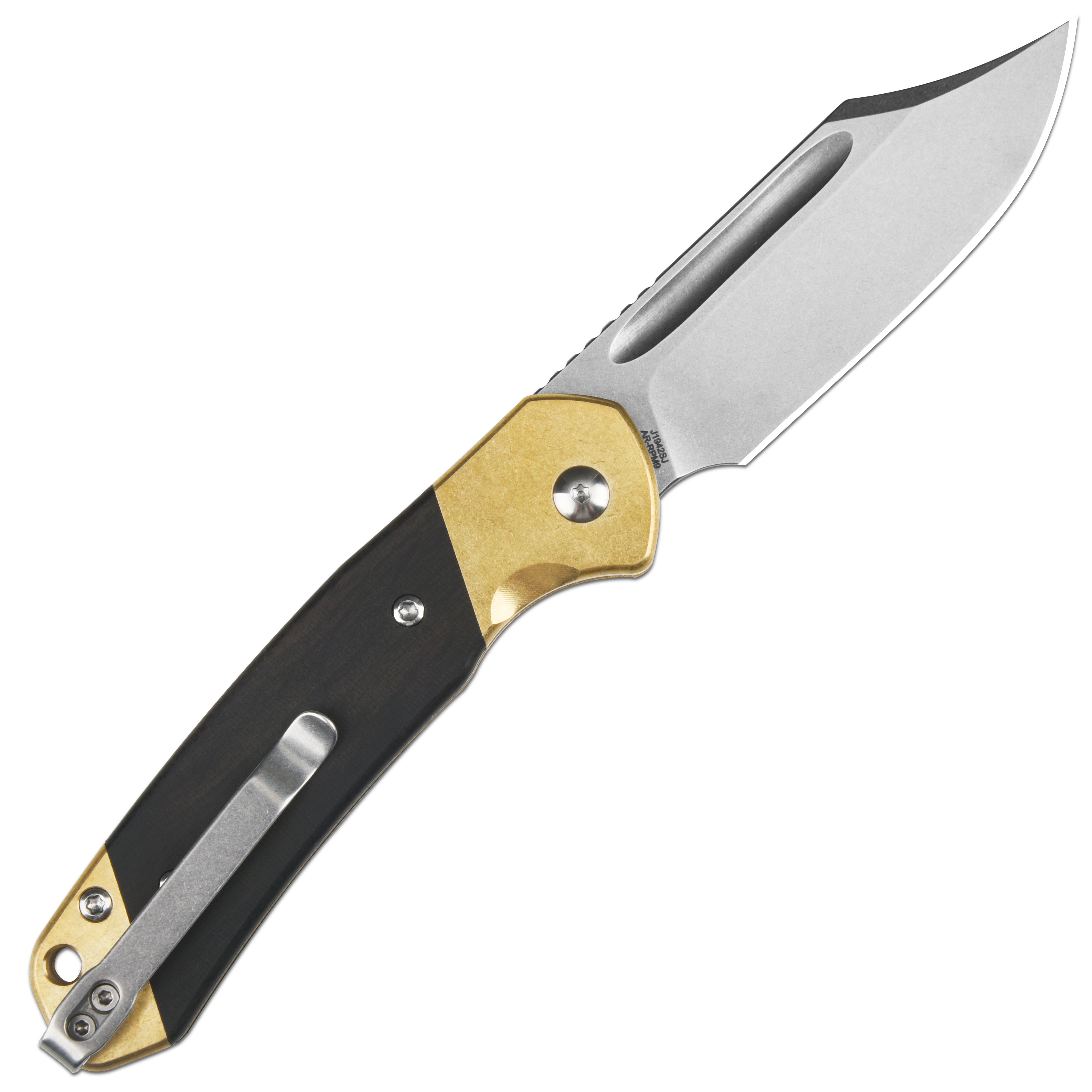 CJRB Bowie Pyrite J1942SJ folding knife product image