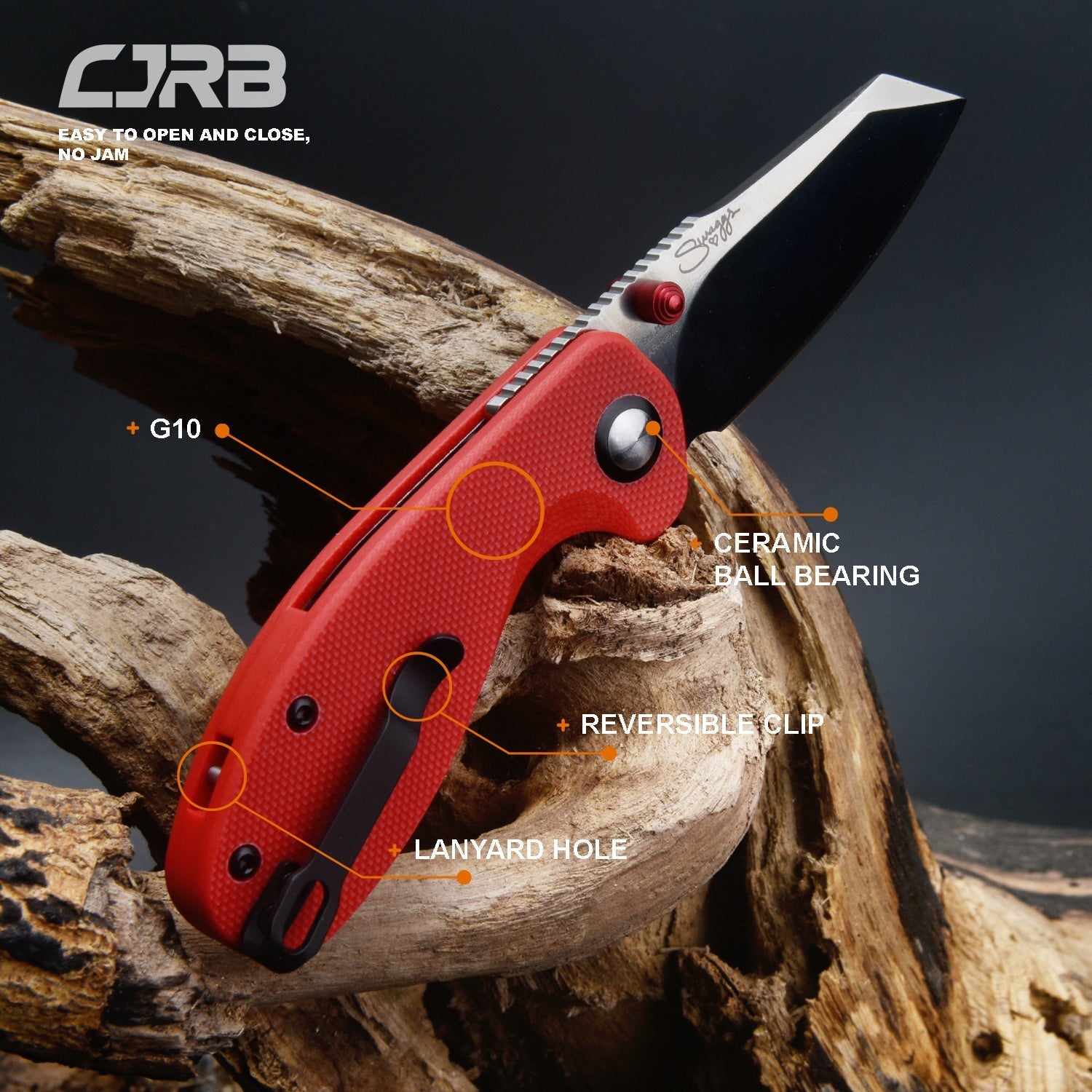 CJRB Maileah J1918-REF handle close-up