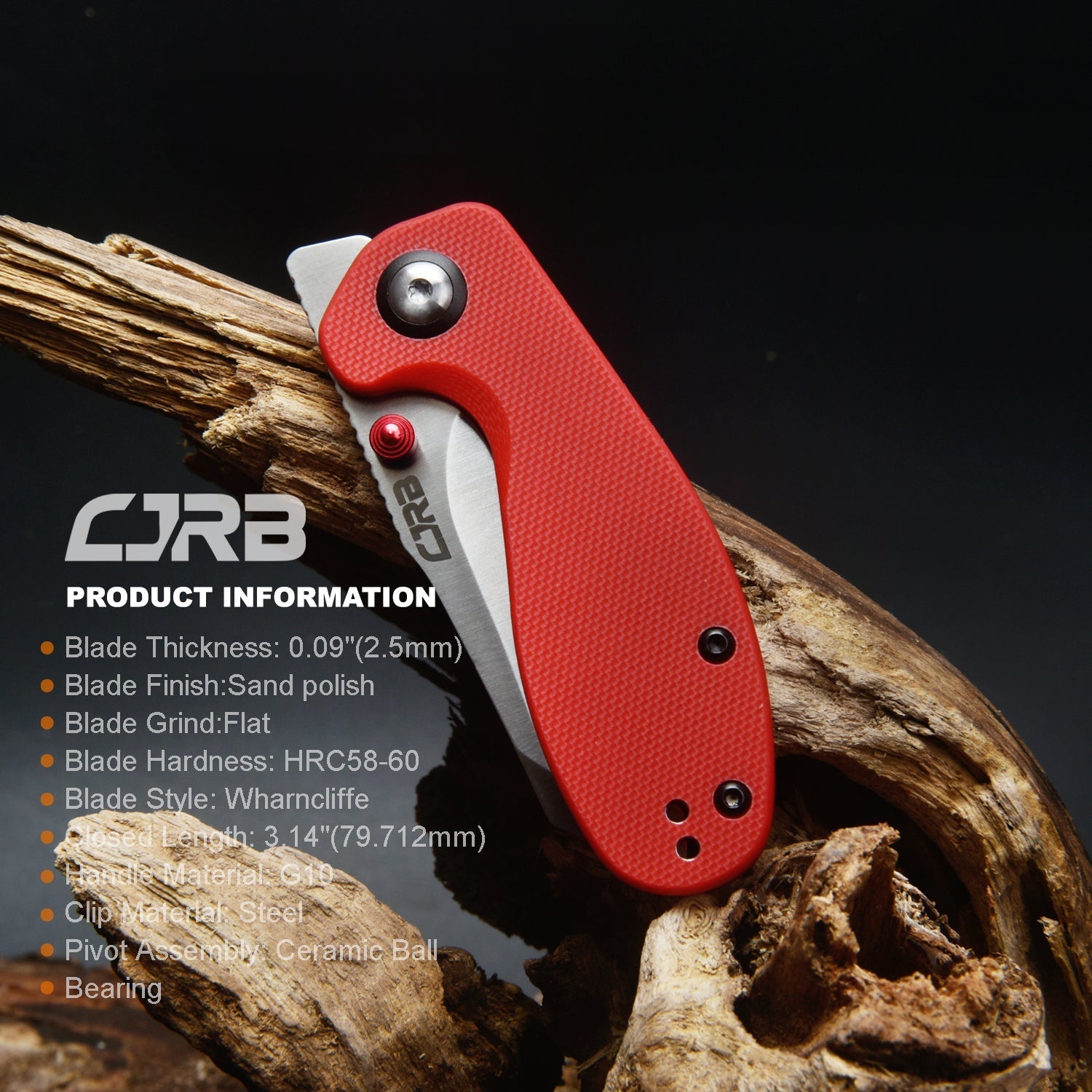 CJRB Maileah J1918-REF folding knife product image