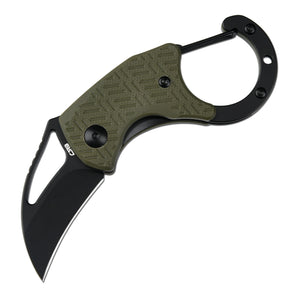 CJRB Anansi J1964-BGN folding knife with AR-RPM9 black PVD blade