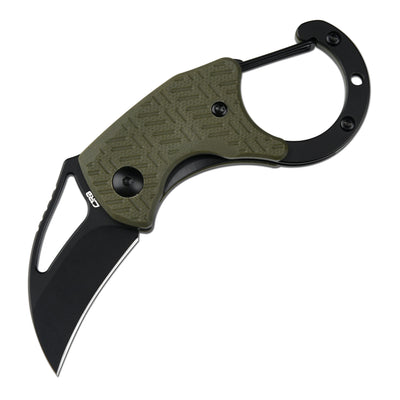 CJRB Anansi J1964-BGN folding knife with AR-RPM9 black PVD blade