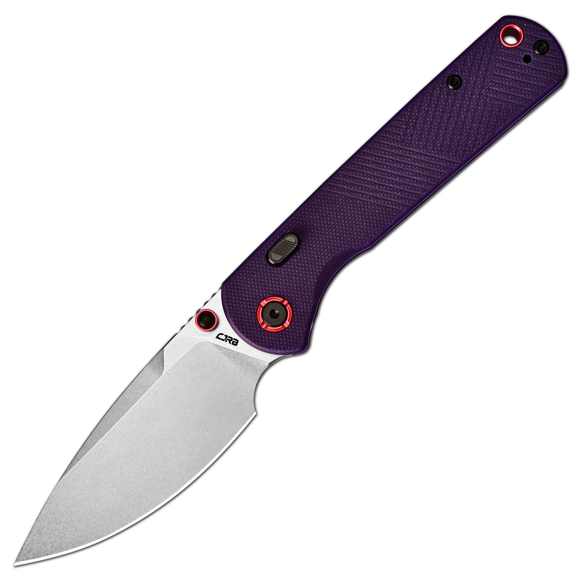 CJRB Latitude J1975-PU folding knife with 3.47-inch AR-RPM9 stone wash blade