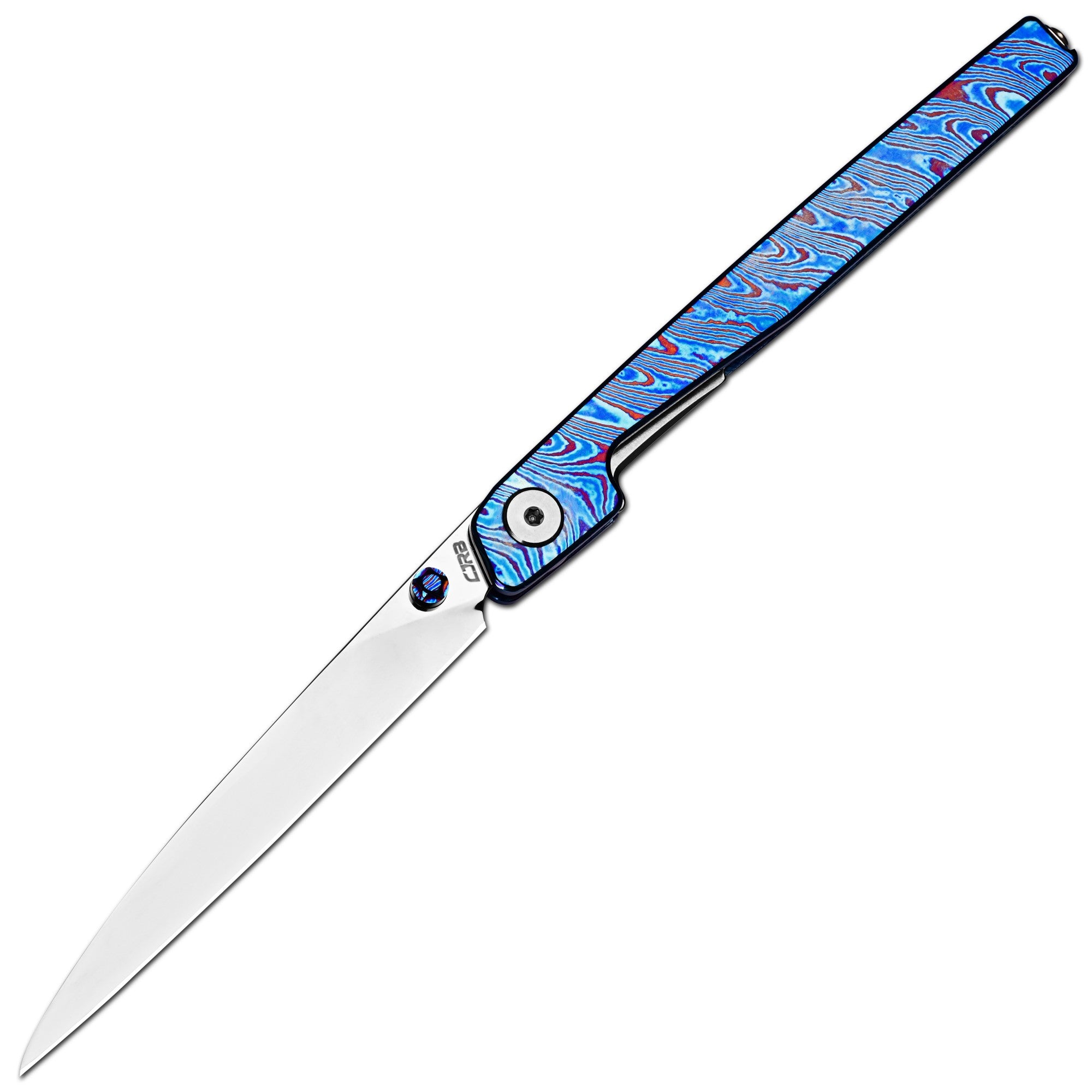 CJRB Lanky J1965G-TDB folding knife with CPM-S90V mirror polish blade