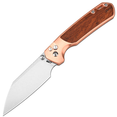 CJRB Large Pyrite Light J1945L folding knife with S90V blade