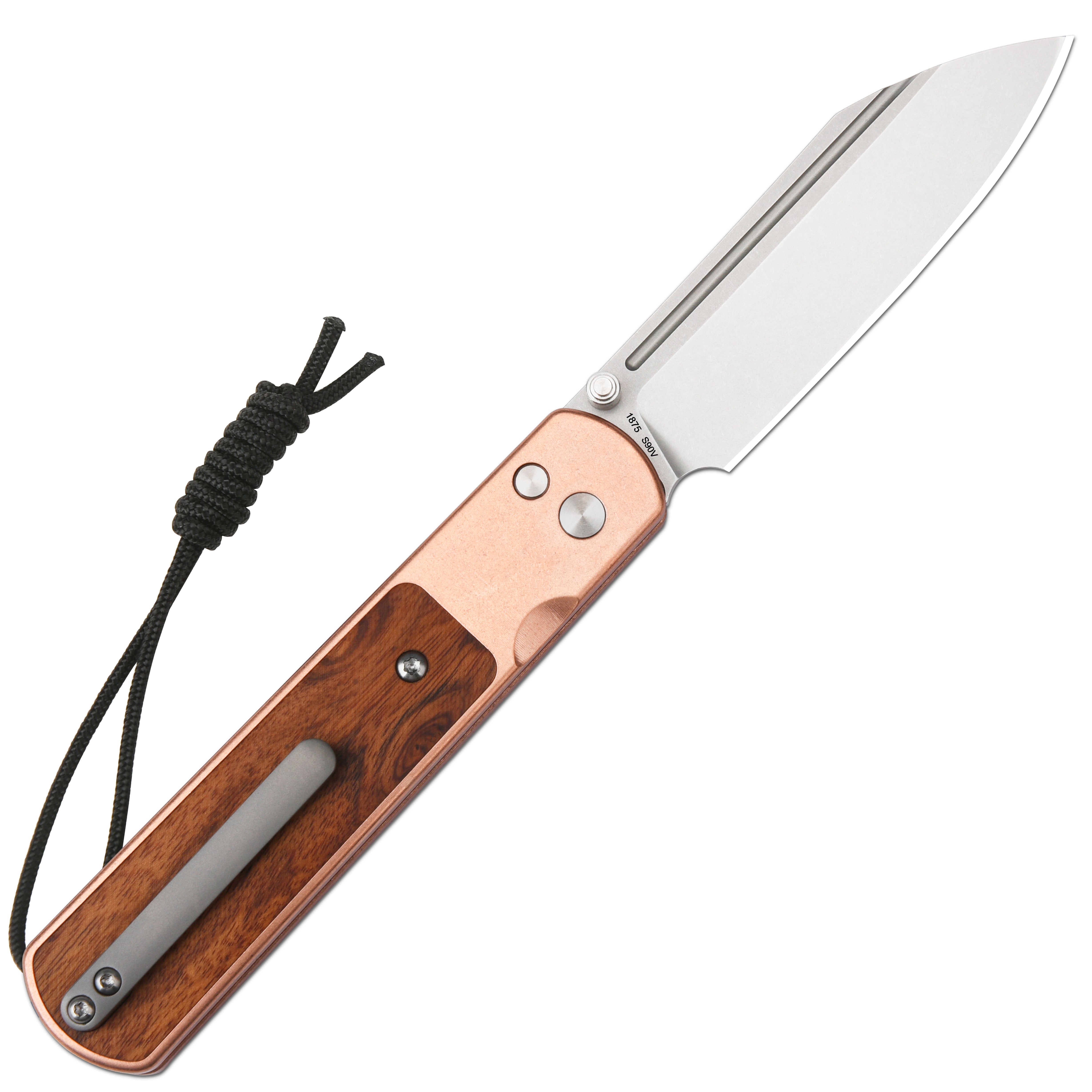 Artisan Cutlery Holm 1875 folding knife with wood handle