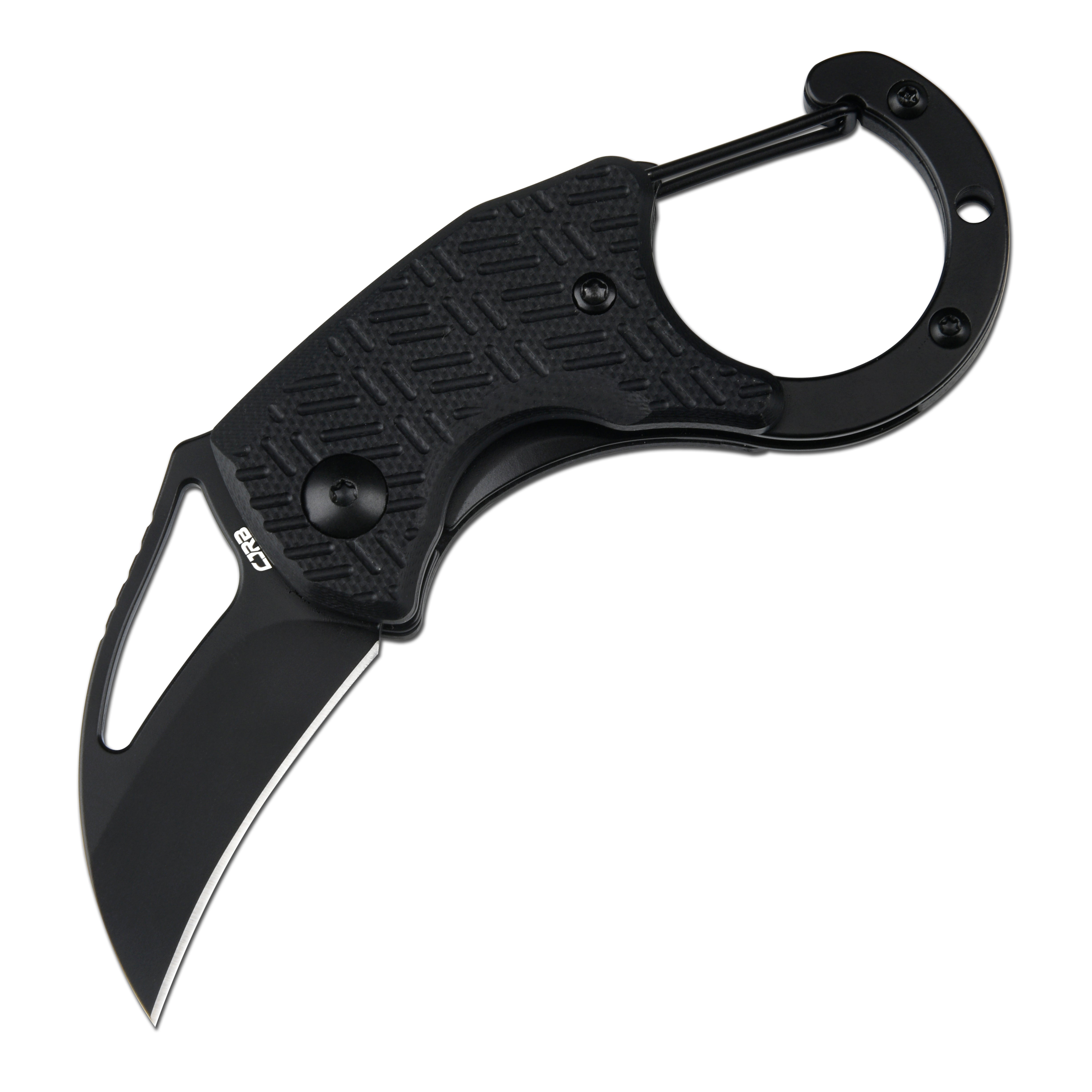CJRB Anansi J1964-BBK folding knife with AR-RPM9 black PVD blade