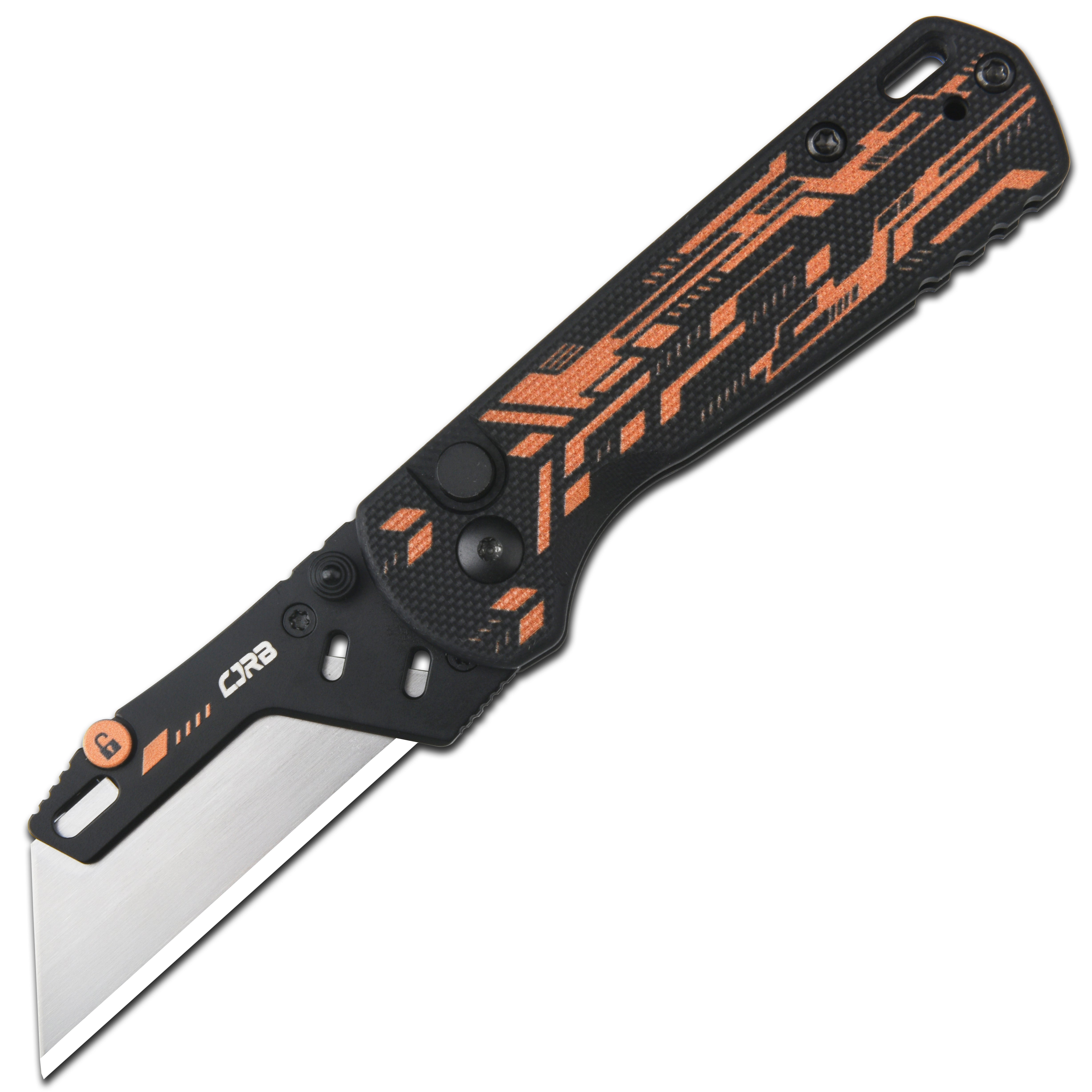 CJRB Boxer J1967 folding knife with replaceable utility blade