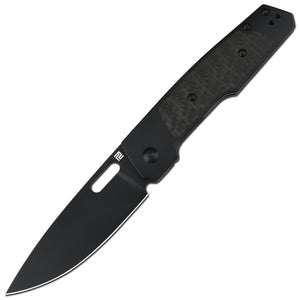 Building the Gambit: Black folding knife with steel blade