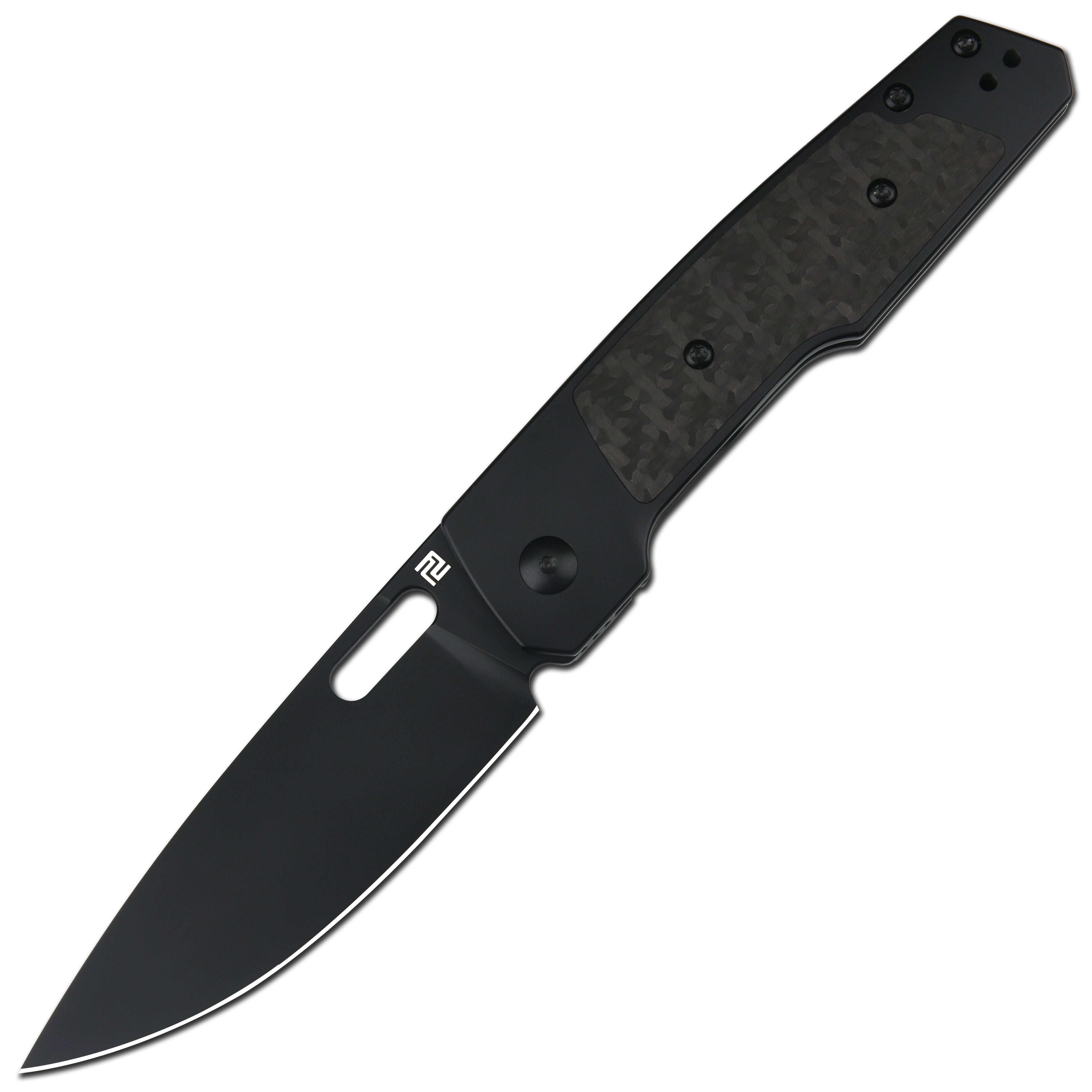 Building the Gambit: Black folding knife with steel blade