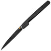 CJRB Lanky J1965-BBK folding knife with 3.58-inch AR-RPM9 black PVD blade
