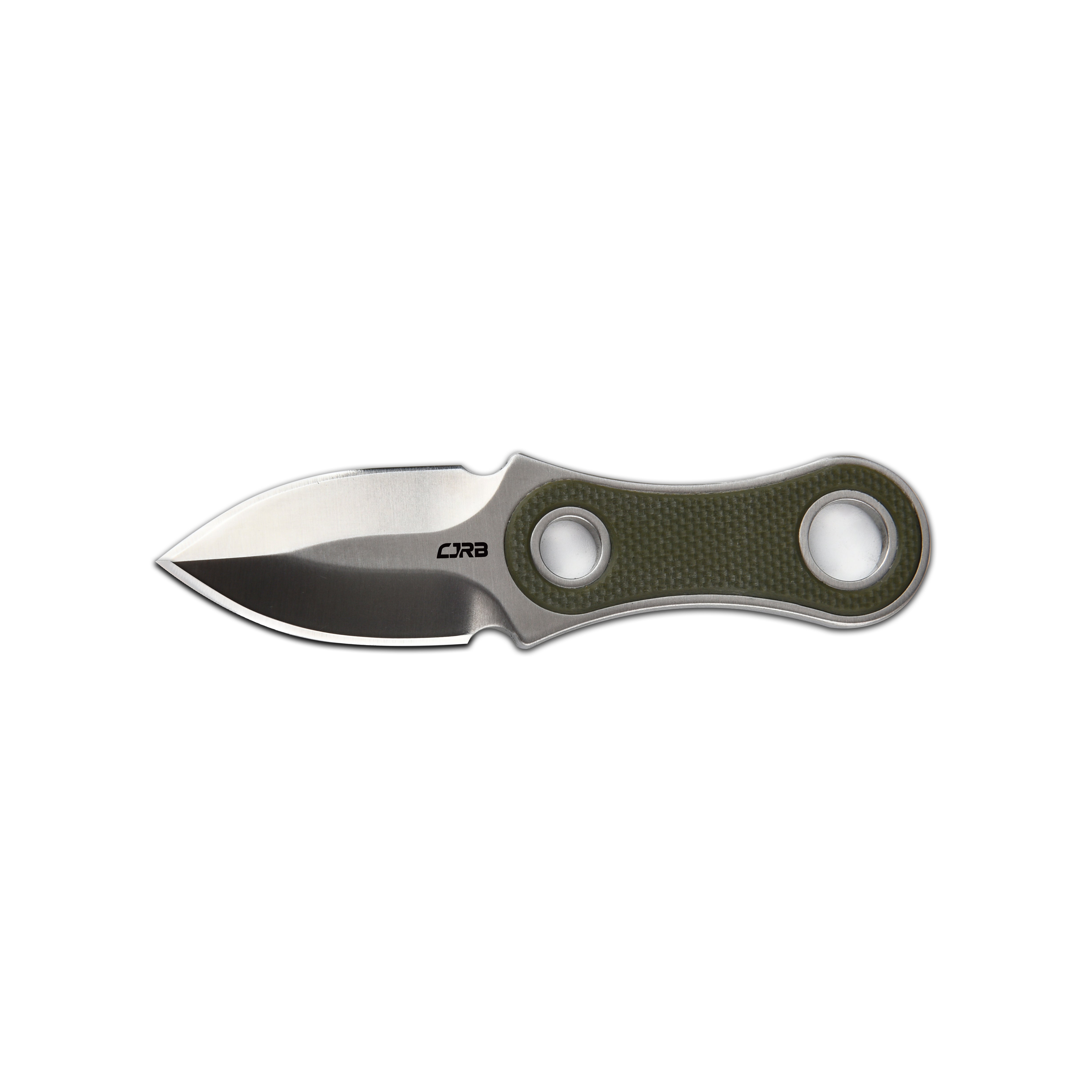 CJRB Knap J1940-GN fixed blade knife side view